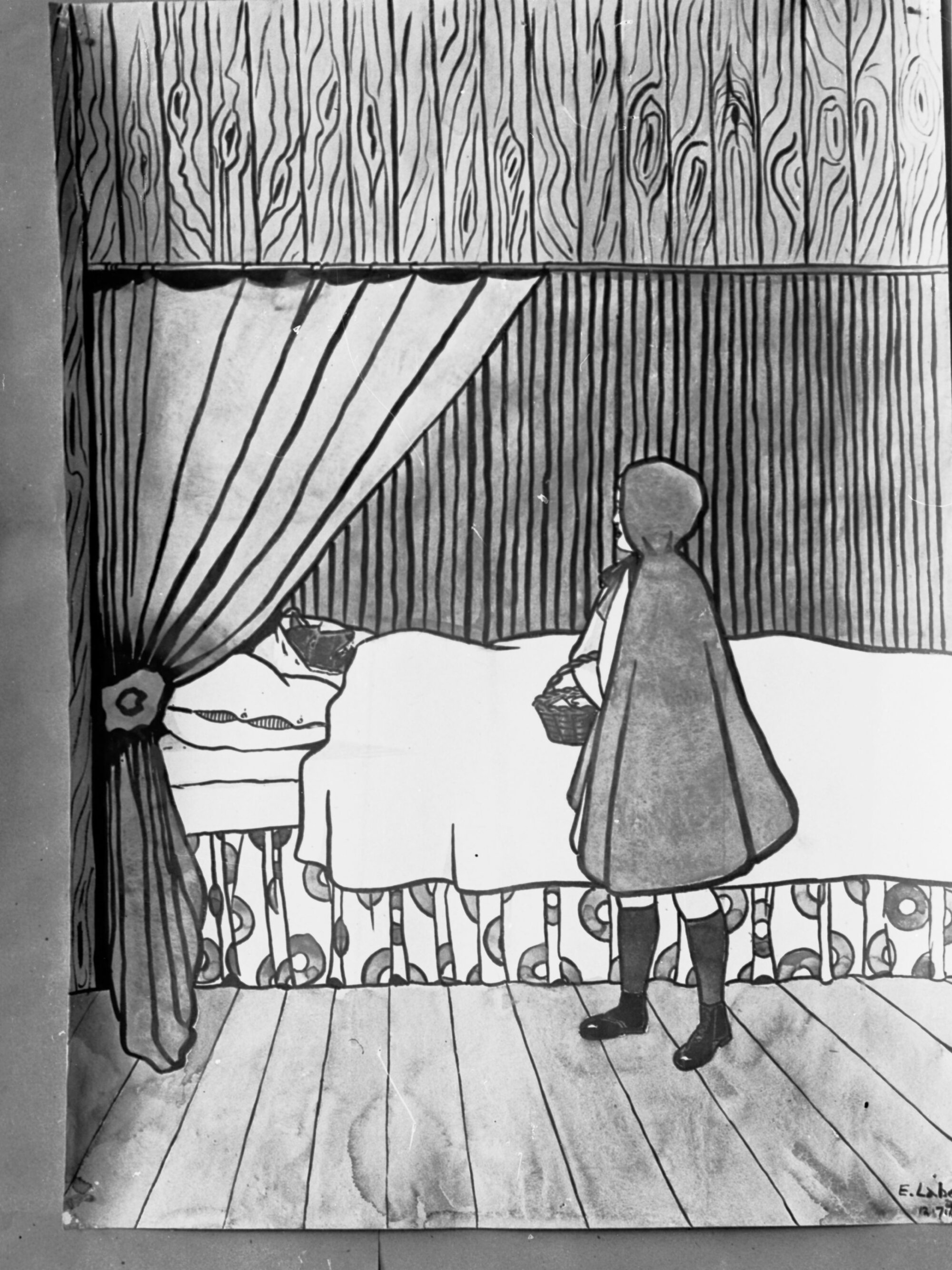 Illustrations children's books - Little Red Riding Hood (Kindergarten negatives)