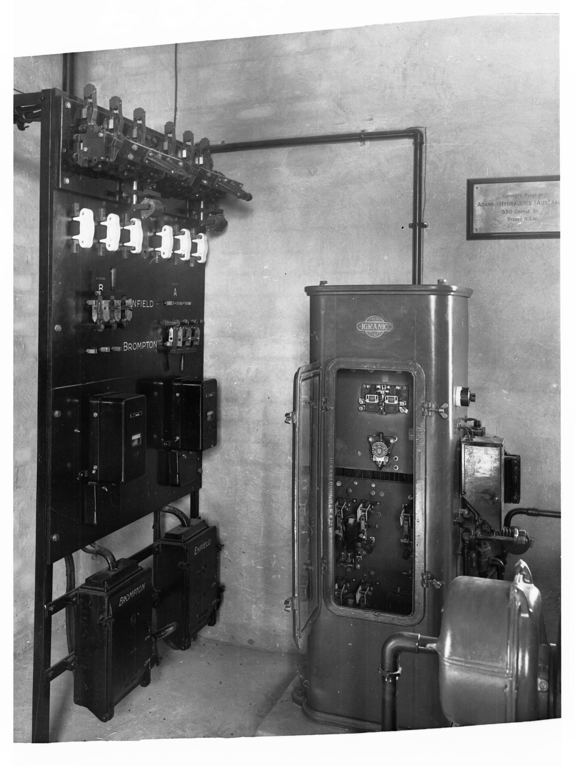 Switch Board for the Water Supply