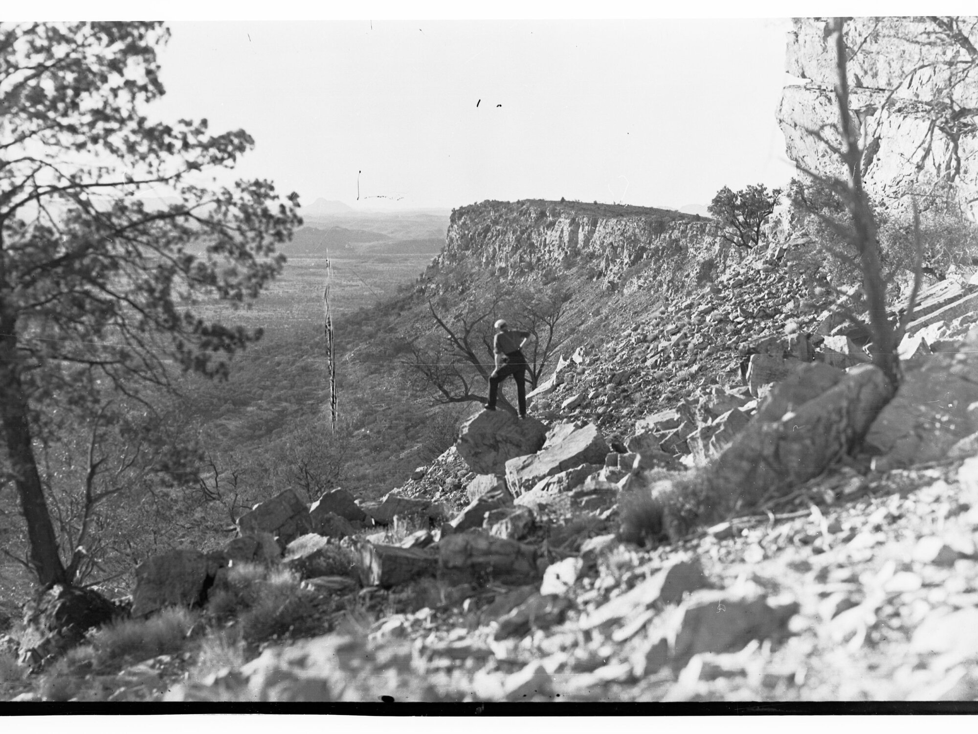 Man On Cliff