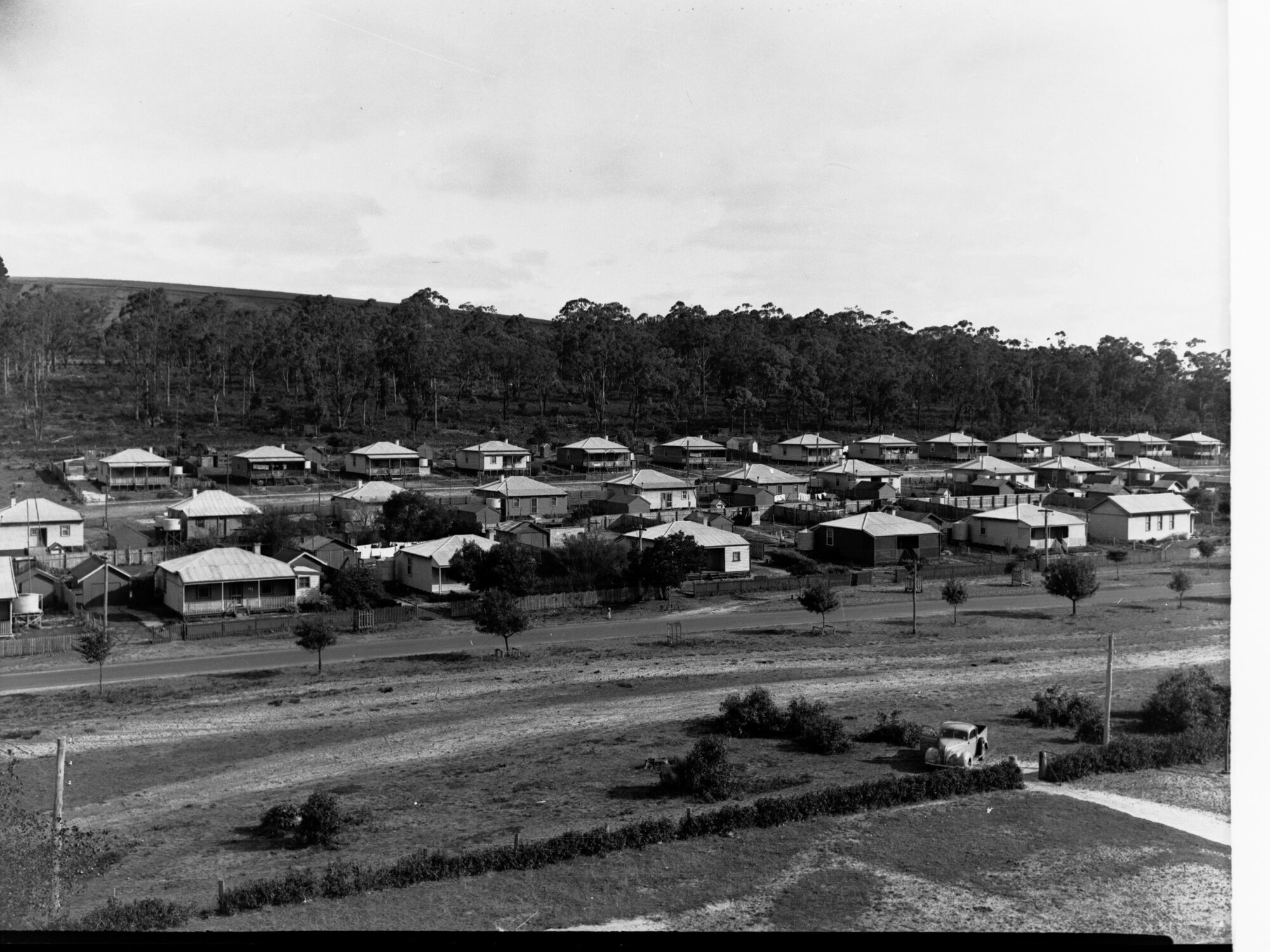Row of houses at Mount Burr