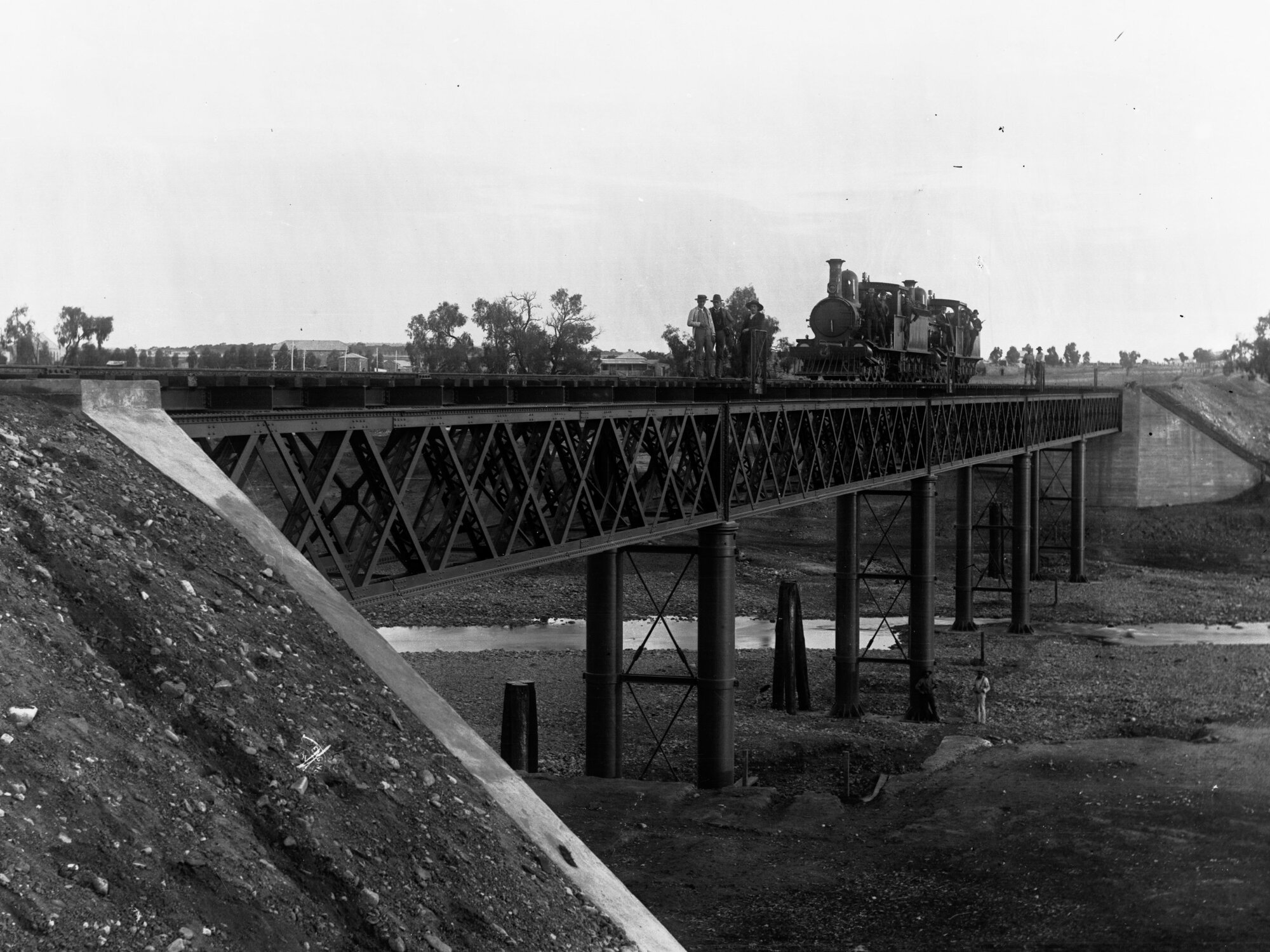 Locomotive Engine on Yacka Railway Bridge