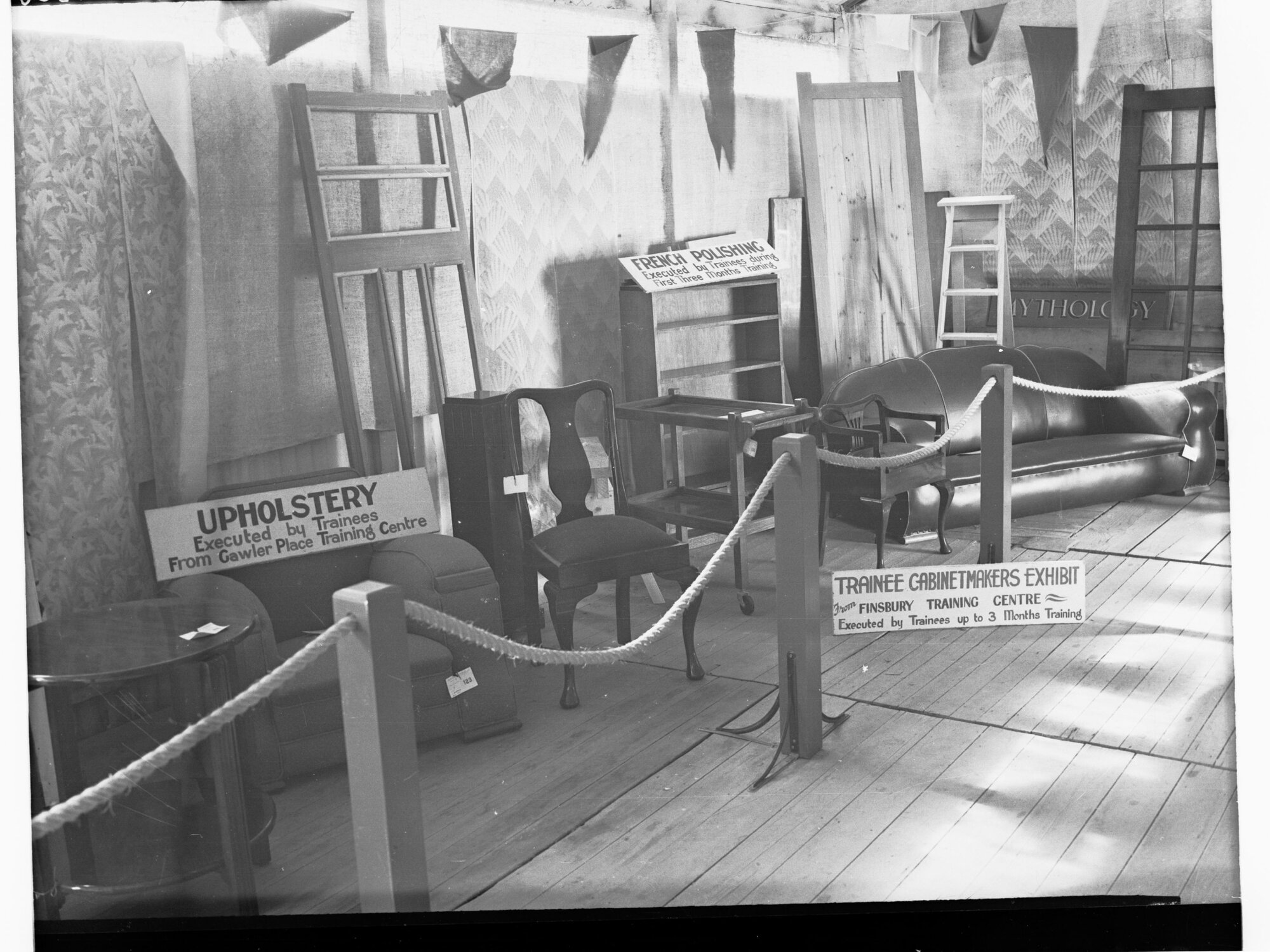 Finsbury Trainee Cabinetmakers Exhibit, Commonwealth Reconstruction