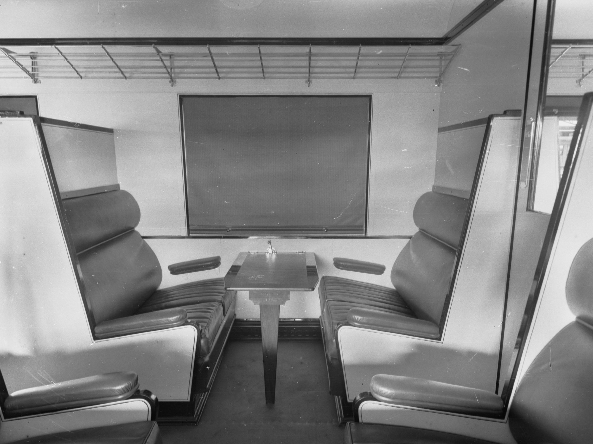Interior of railway carriage