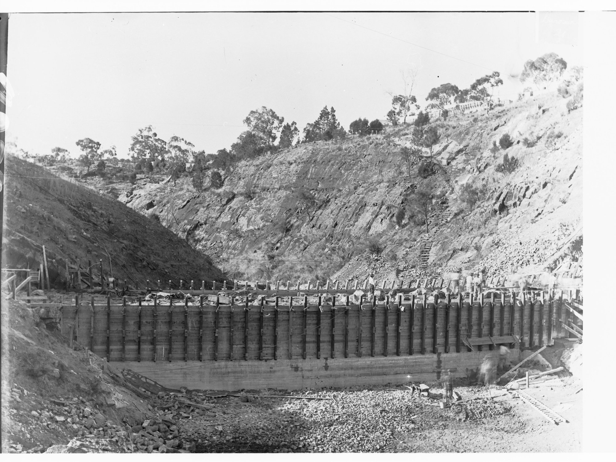 Construction of Barossa Waterworks