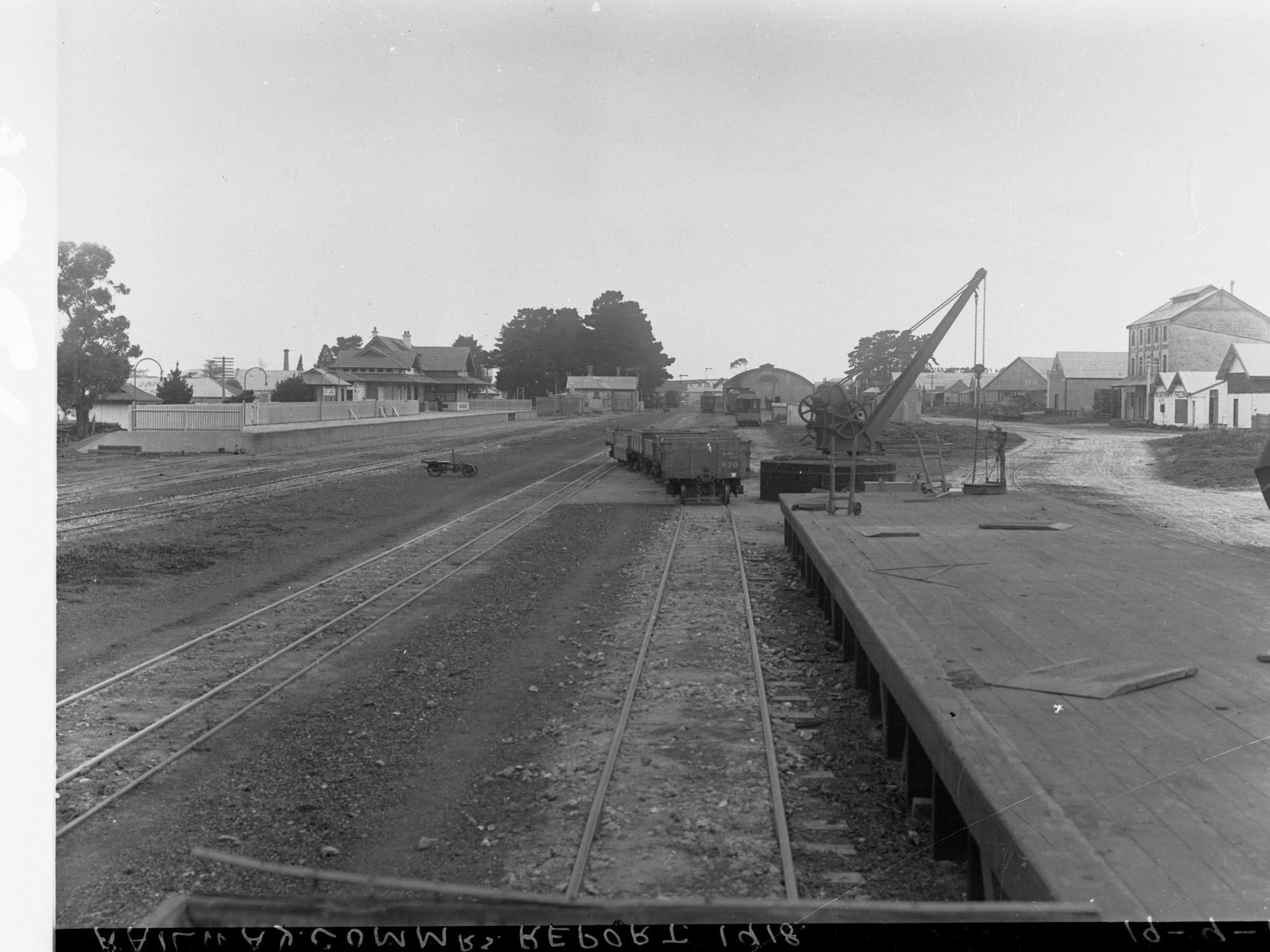 Mount Gambier Station Yards - Railway Commissioner's Report