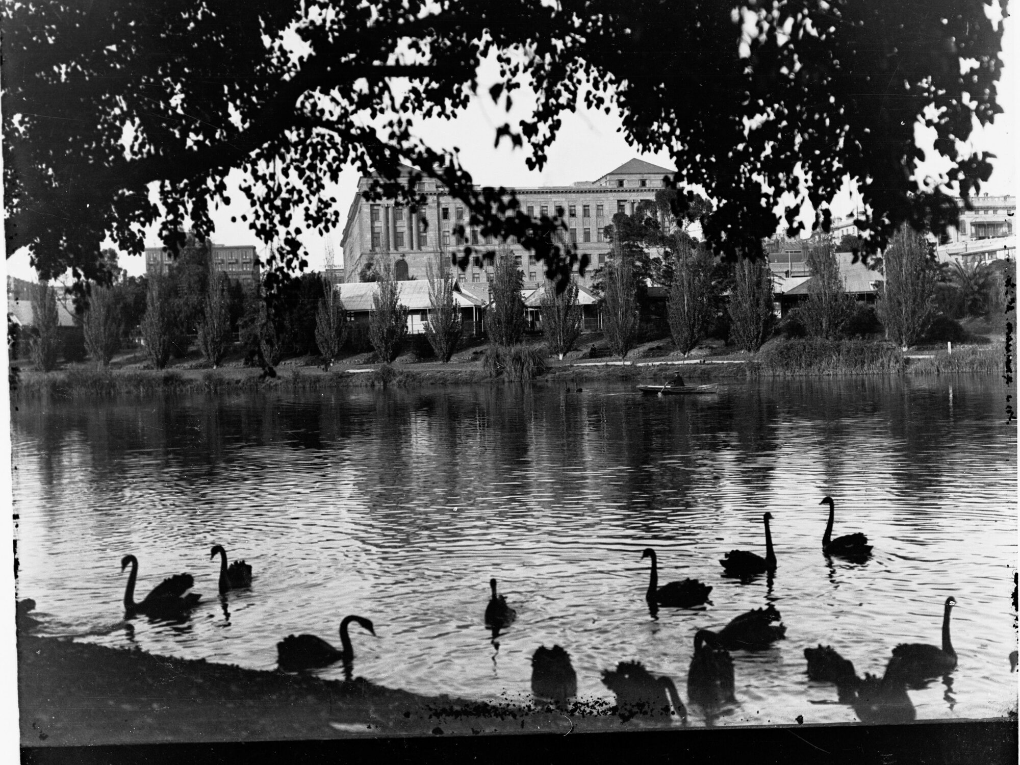 Adelaide Railway Station from River Torrens