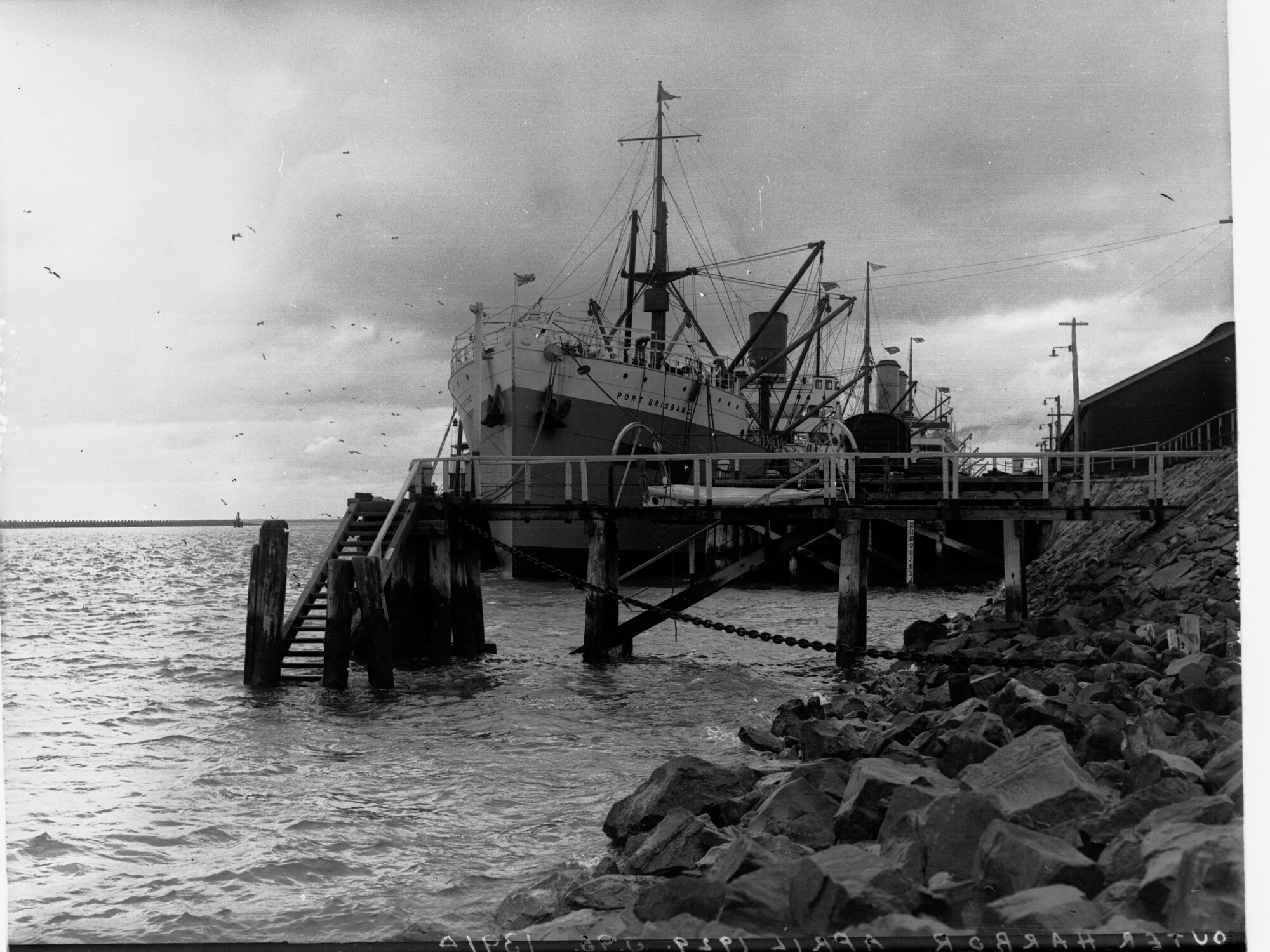 Steamship Port Brisbane at Outer Harbour