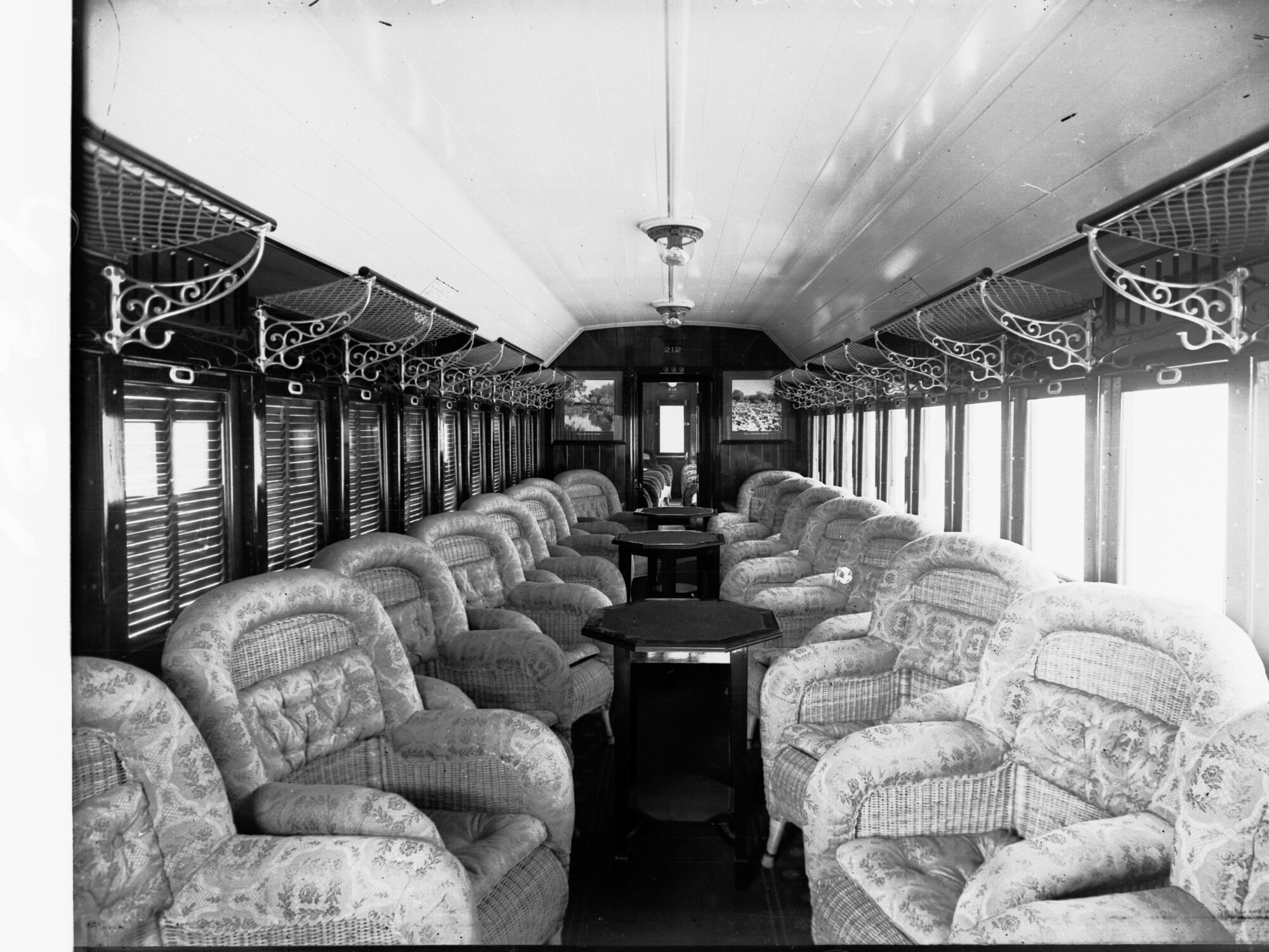 Interior of Railway Carriage Lounge