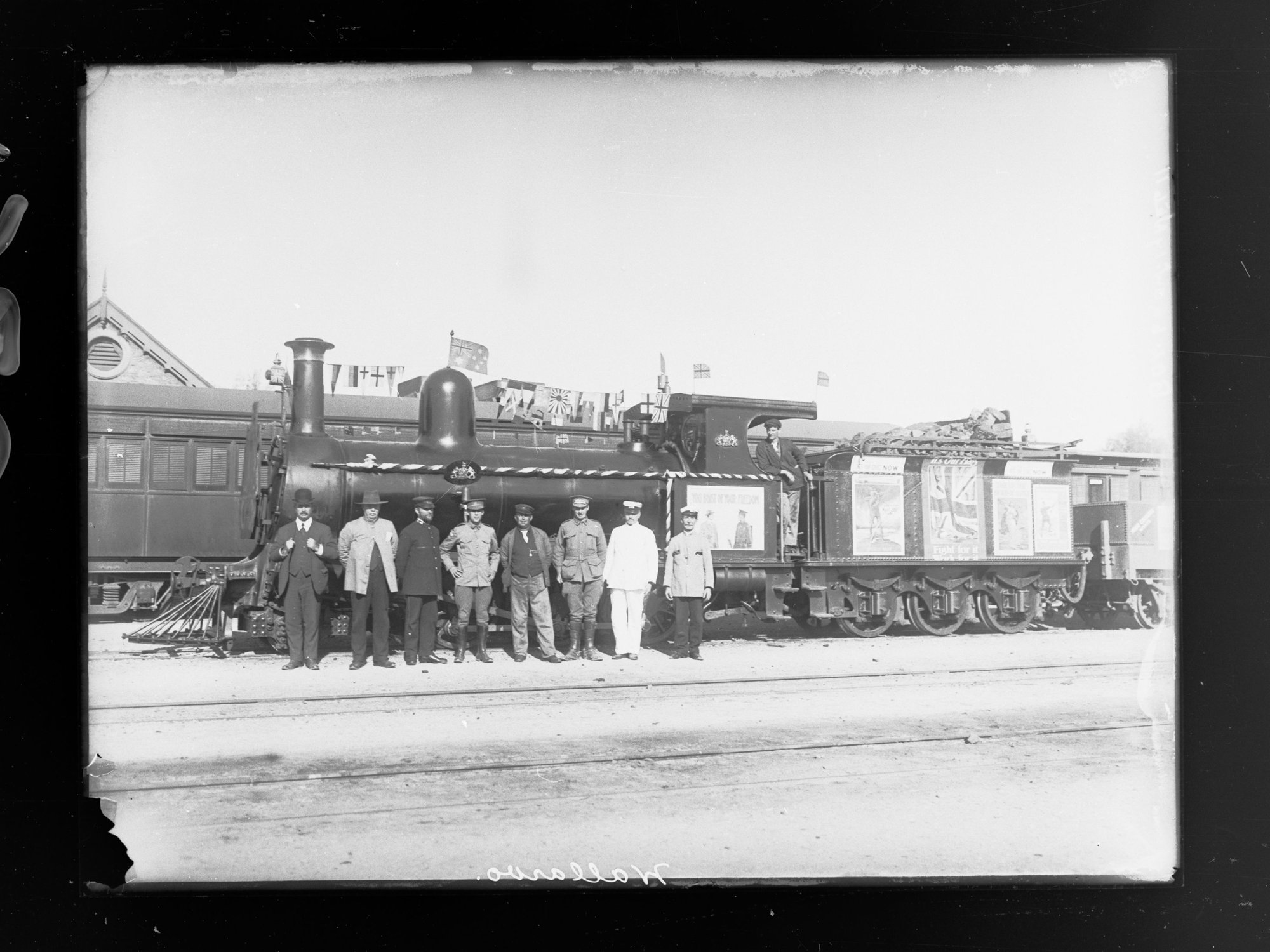 Recruitment train at Wallaroo 1916