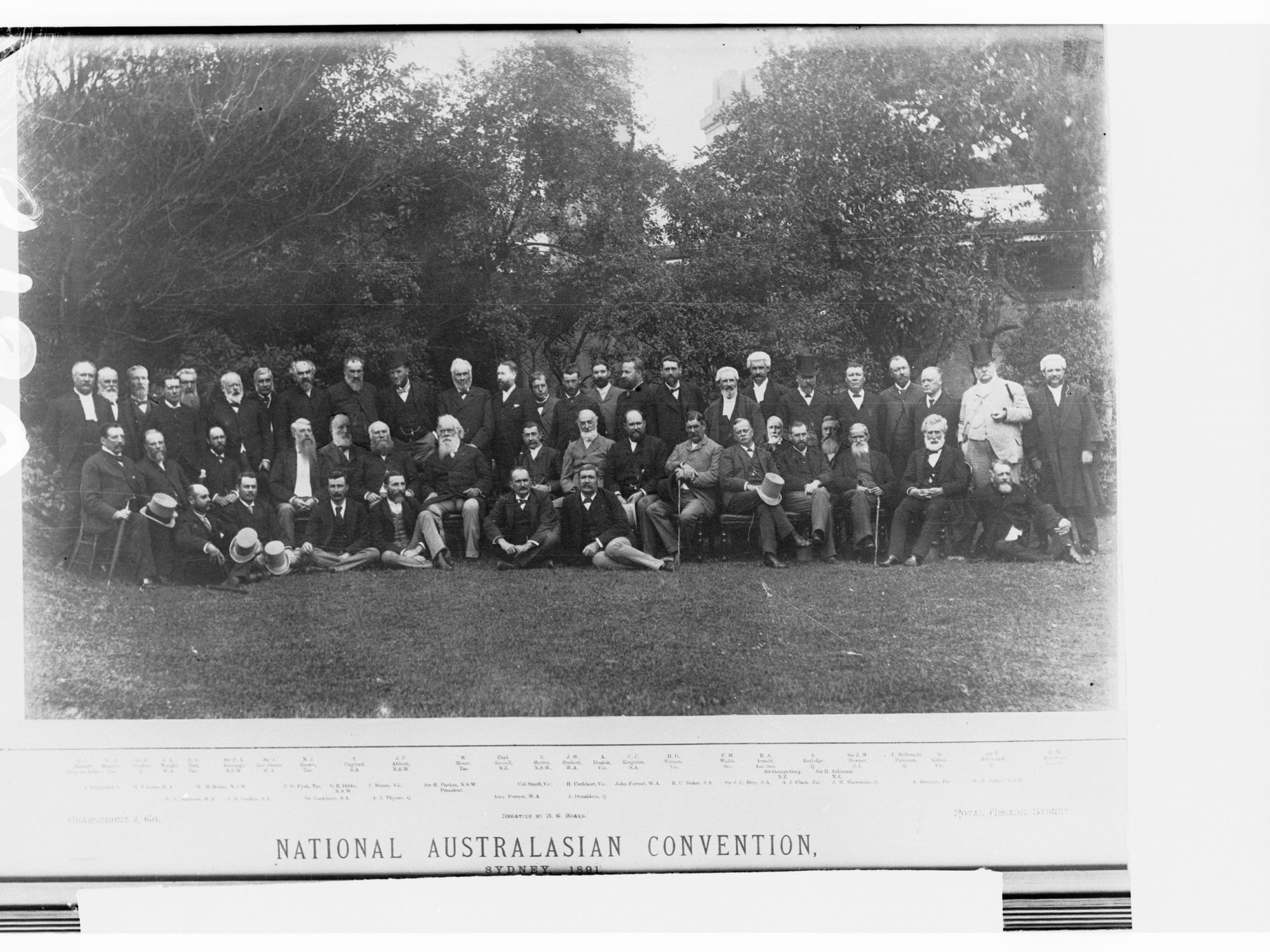 National Australasian Convention, Sydney 1891 - group portrait