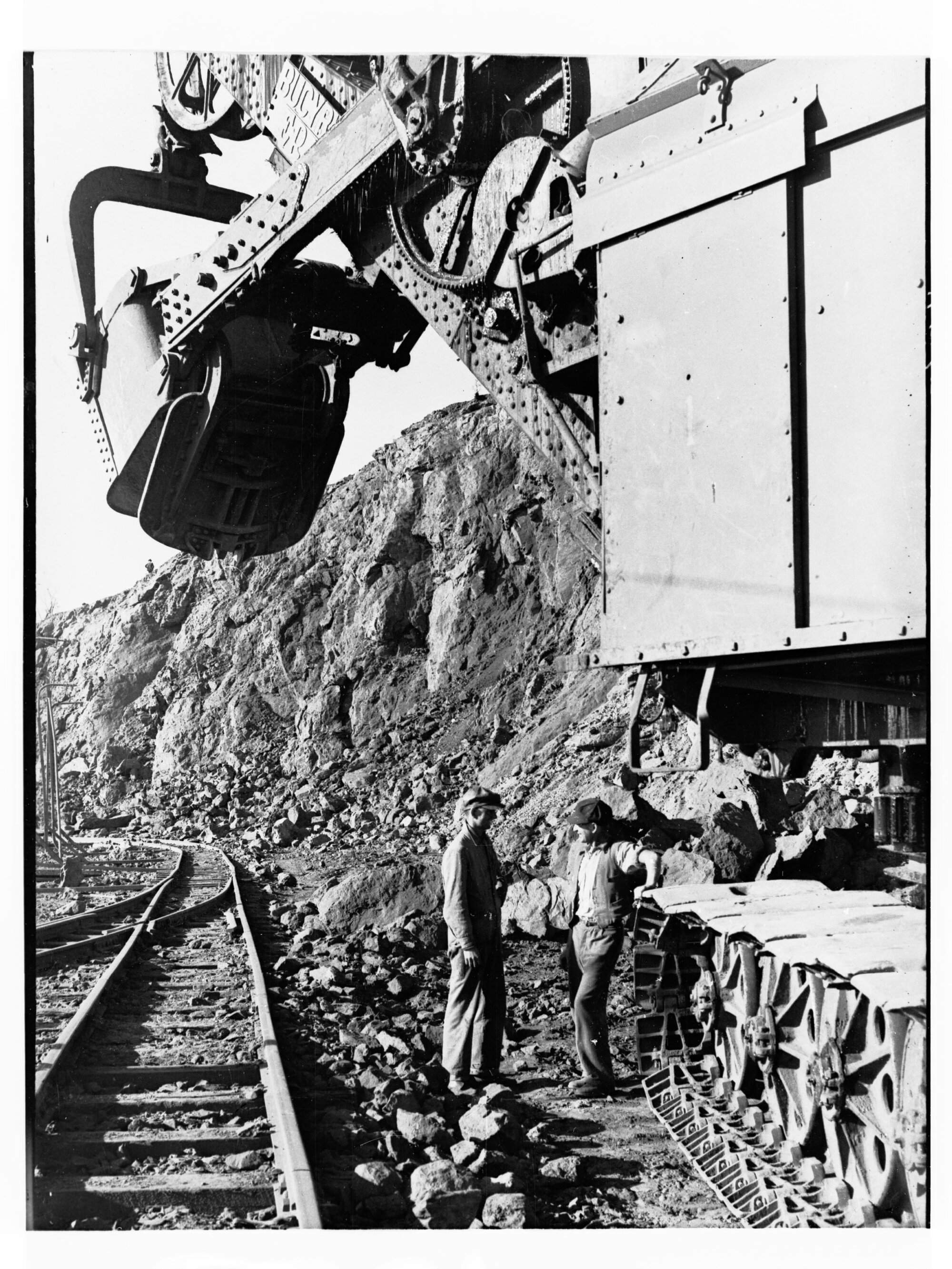 Excavation at Iron Knob 