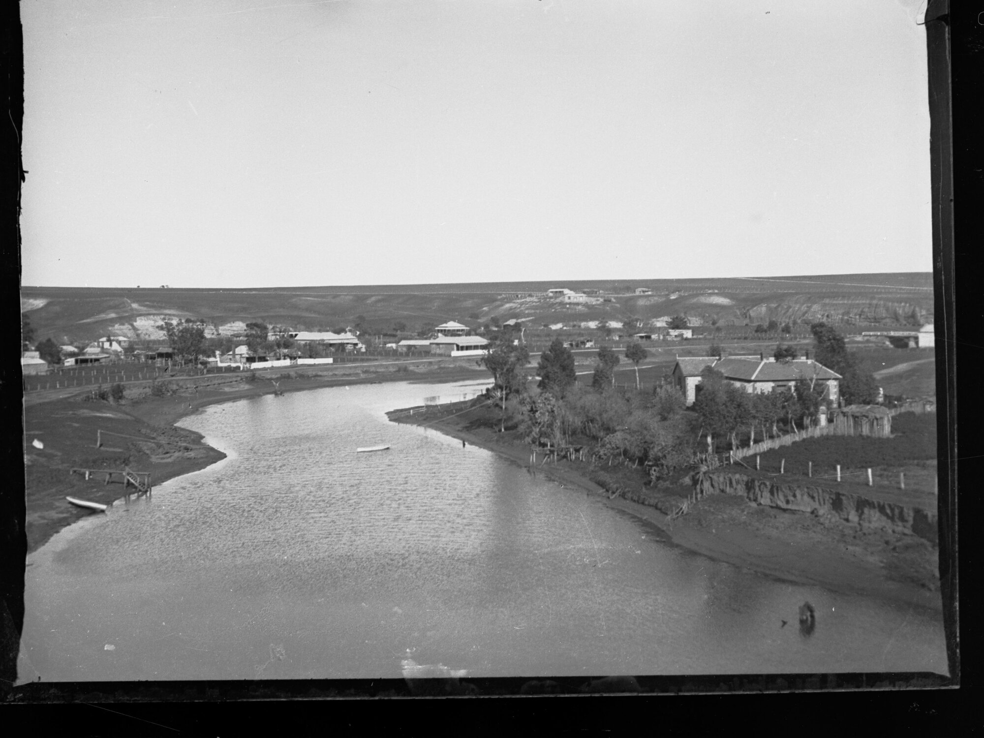 View of Noarlunga and the river Onkaparinga