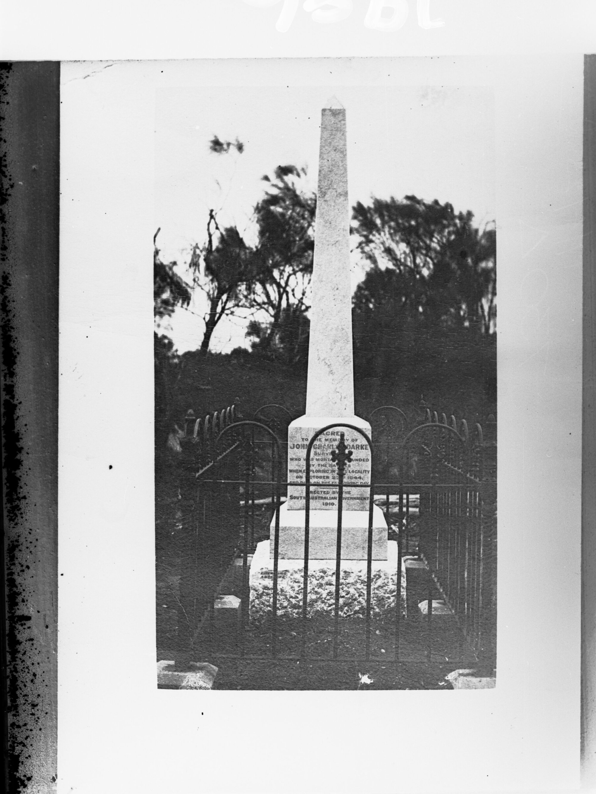 Memorial to John Charles Darke