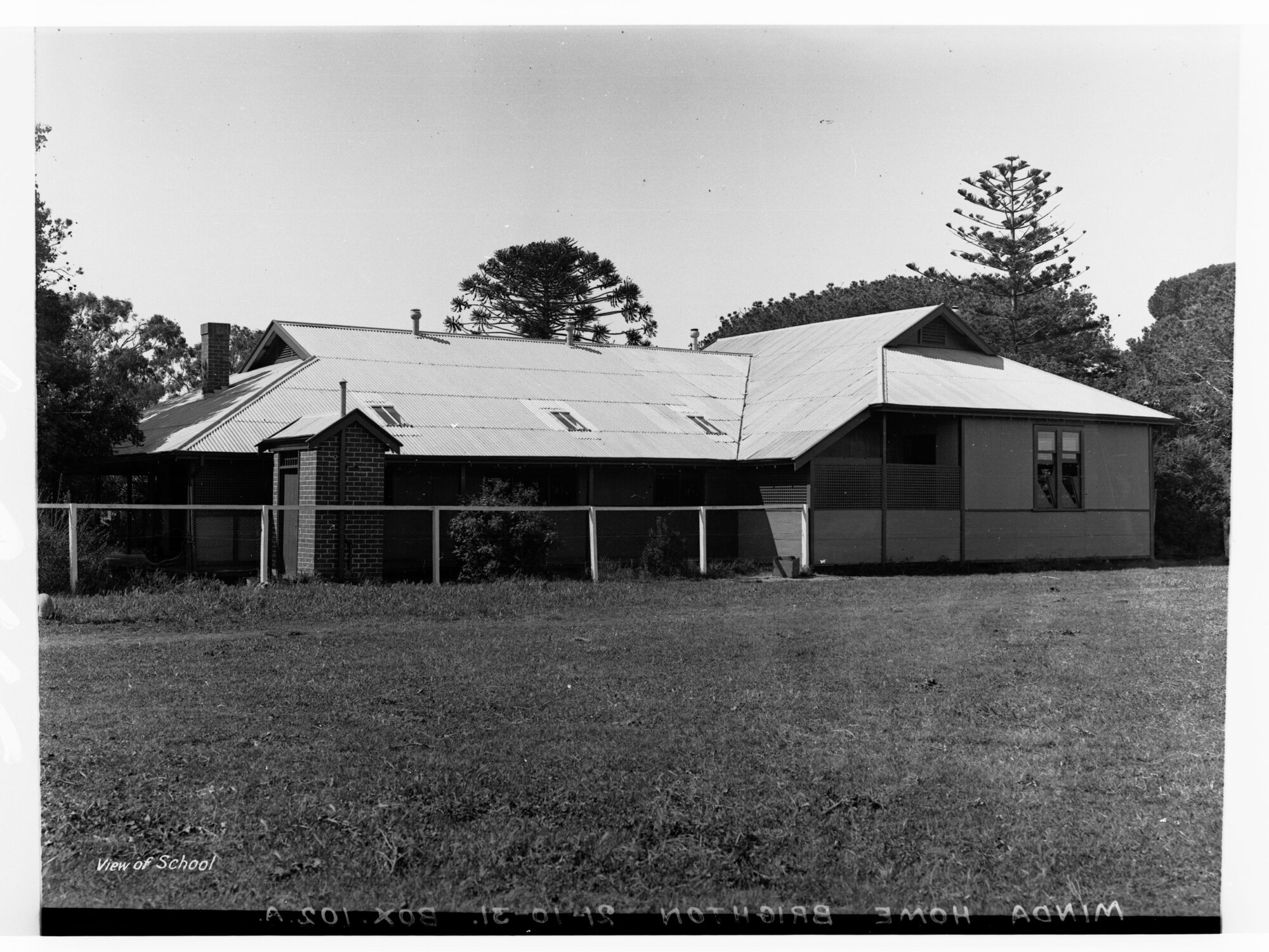 School at Minda Home, Brighton, c1931