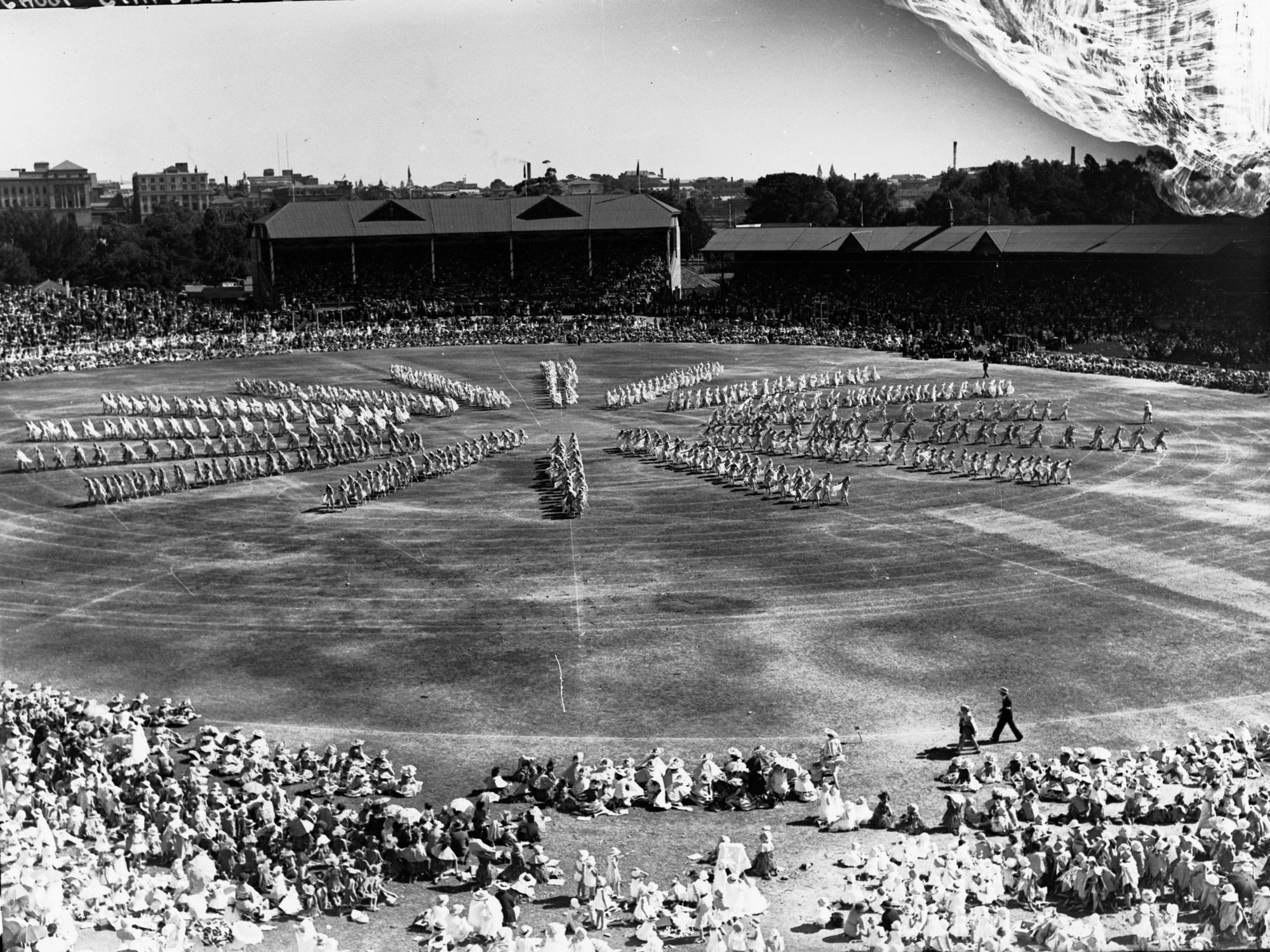School children's pageant - Adelaide Oval for state centenary
