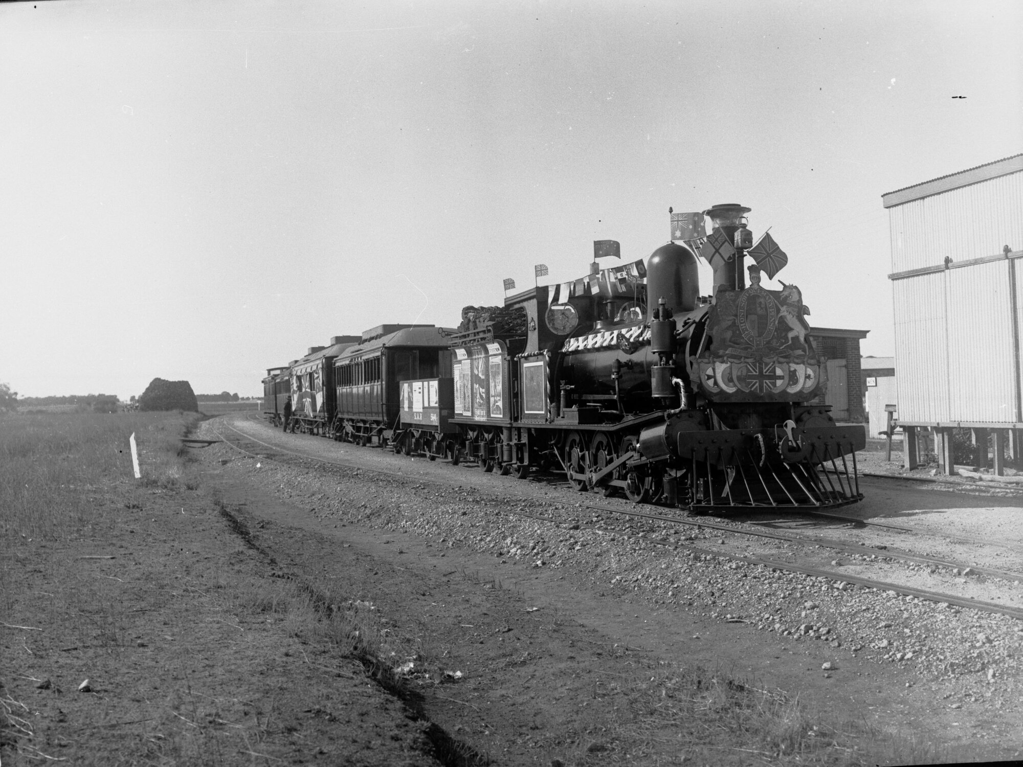 Northern Tour  heading to Owen (just south of Balaklava)  of South Australia Recruiting Train
