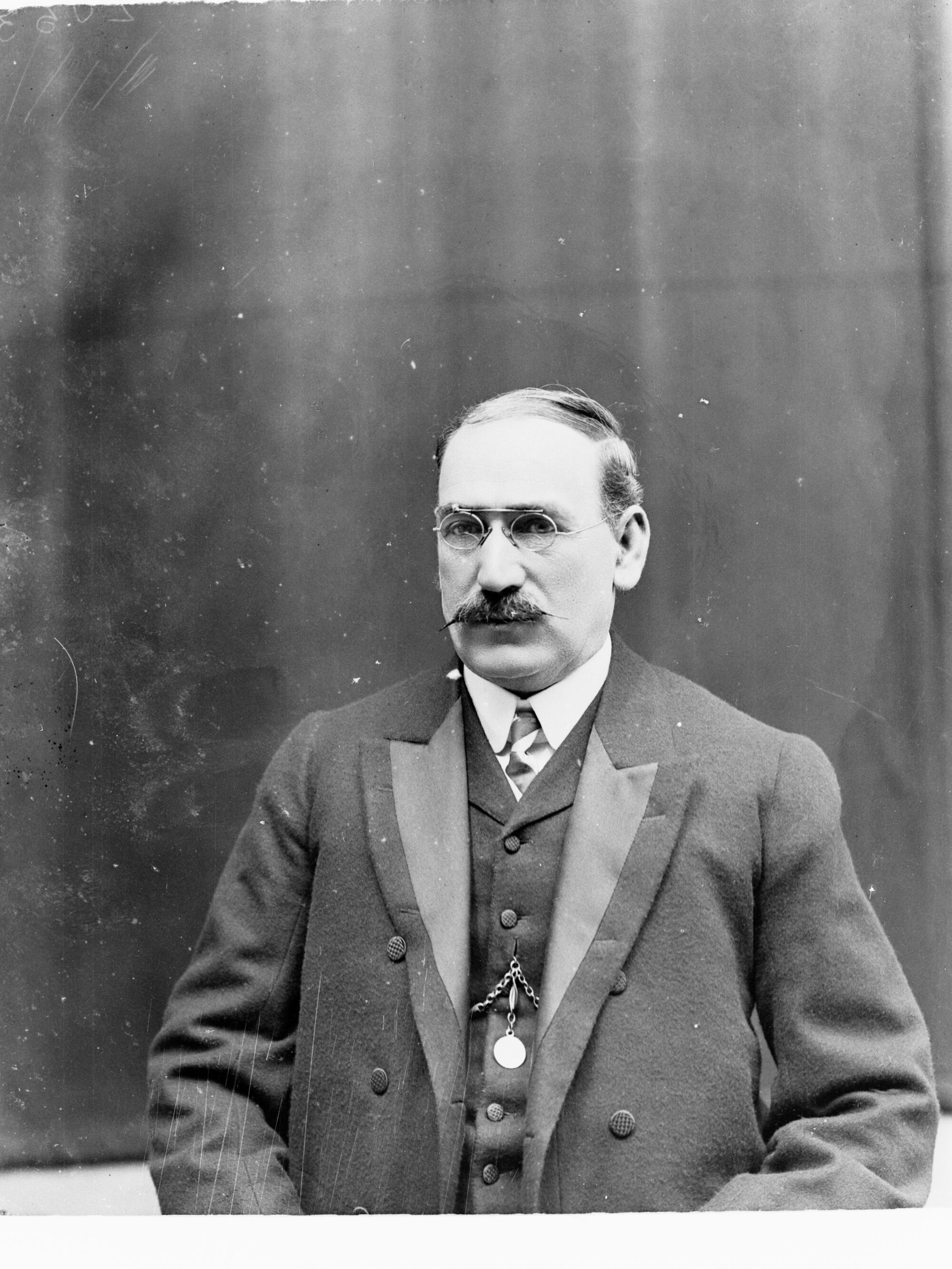 Portrait of unidentified man