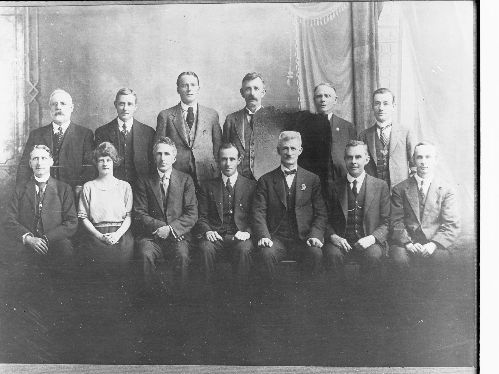 Portrait of unidentified people