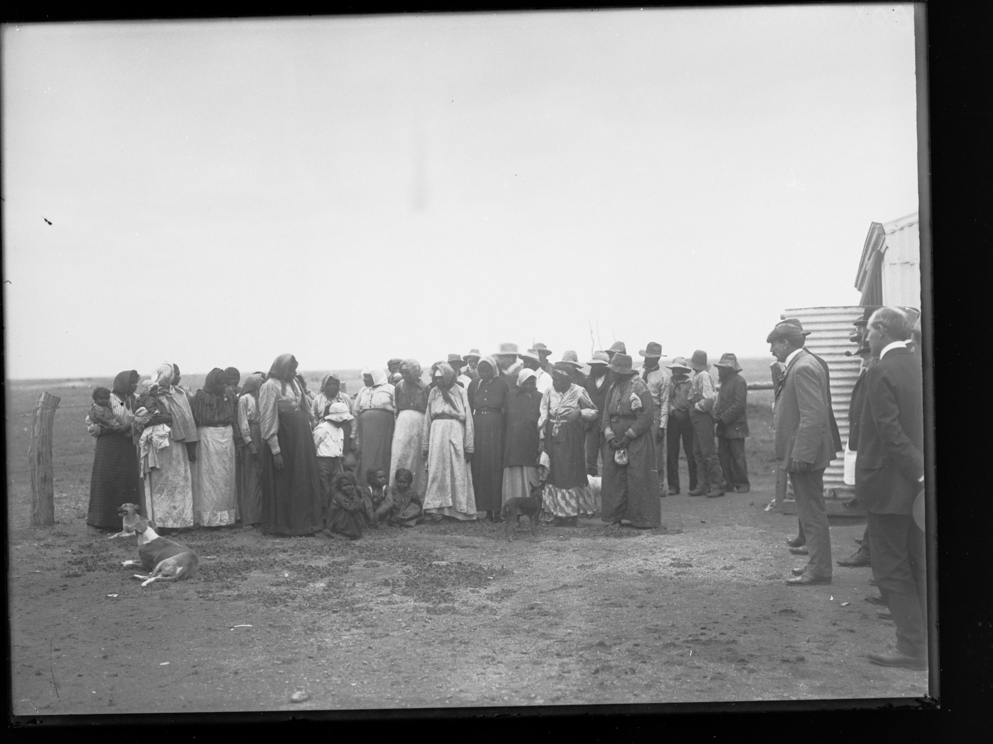 Aboriginal people in Oodnadatta, South Australia