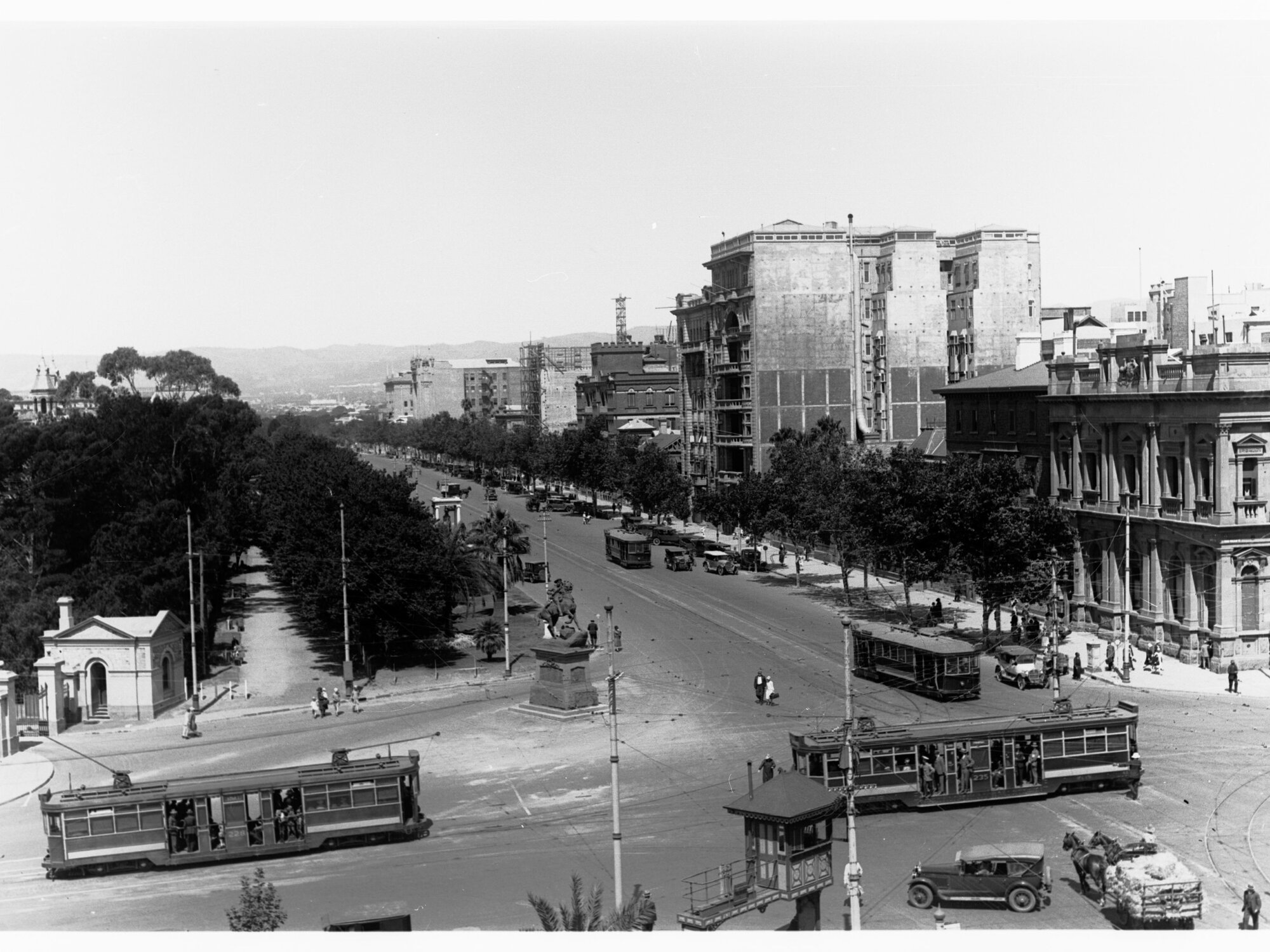 North Terrace looking east