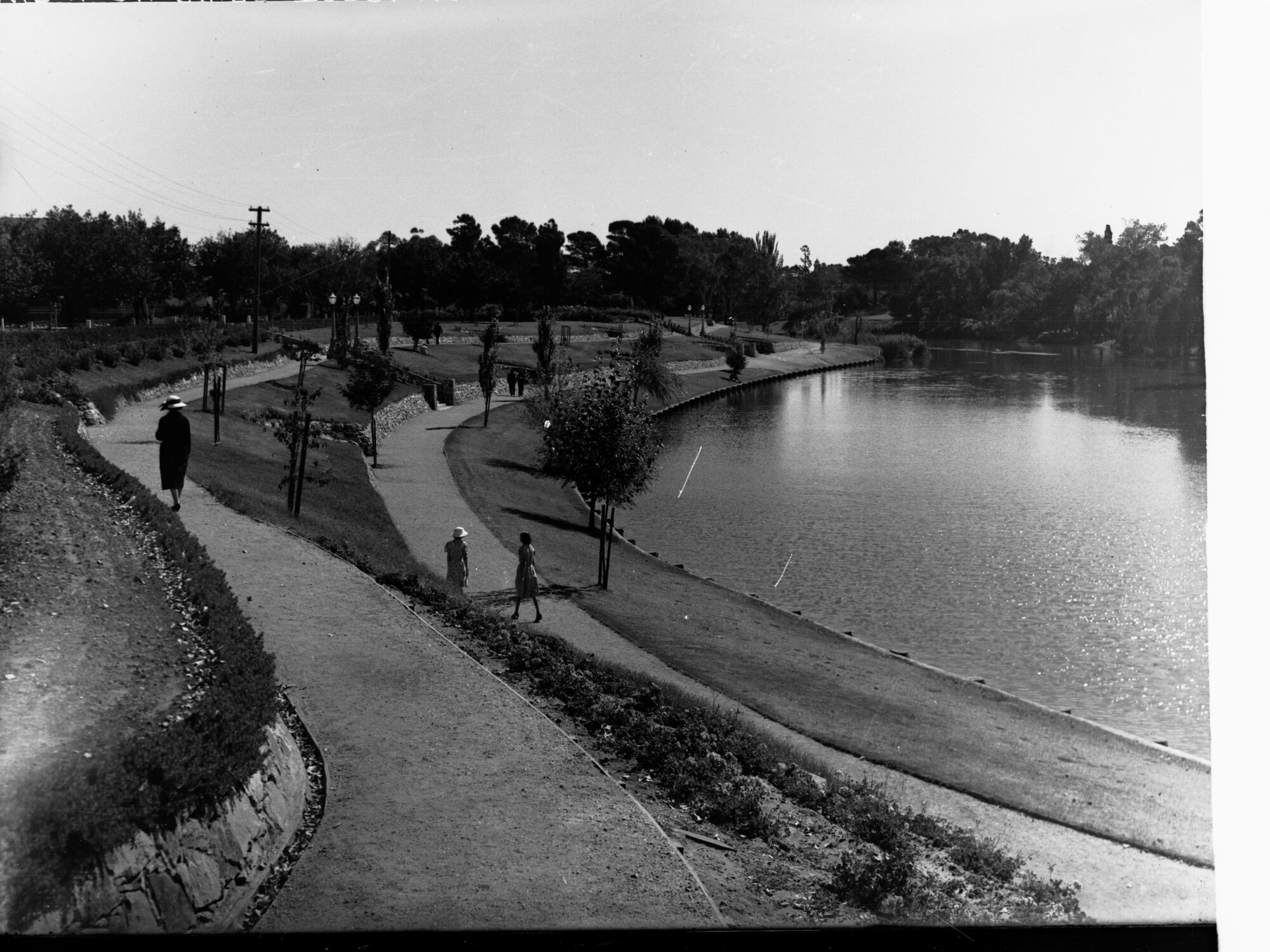 View on  River Torrens near University Bridge