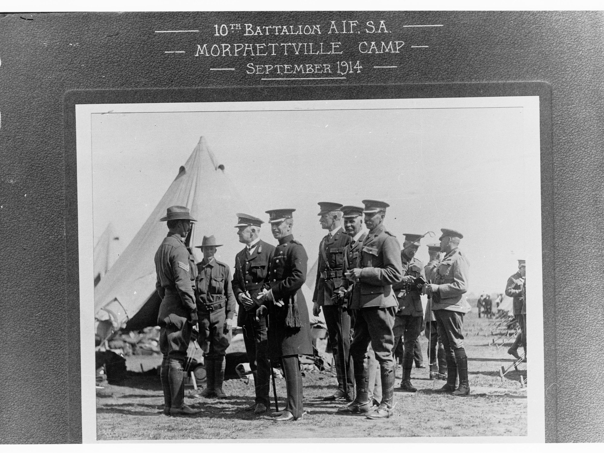 10th Battalion AIF SA - Morphettville Camp, September 1914