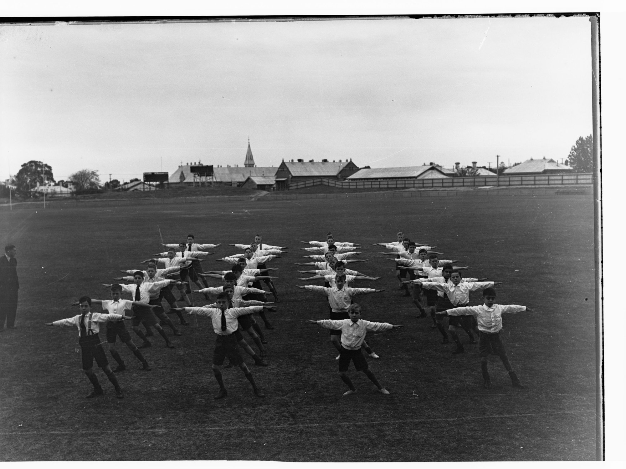 Boys Exercise Drill 
