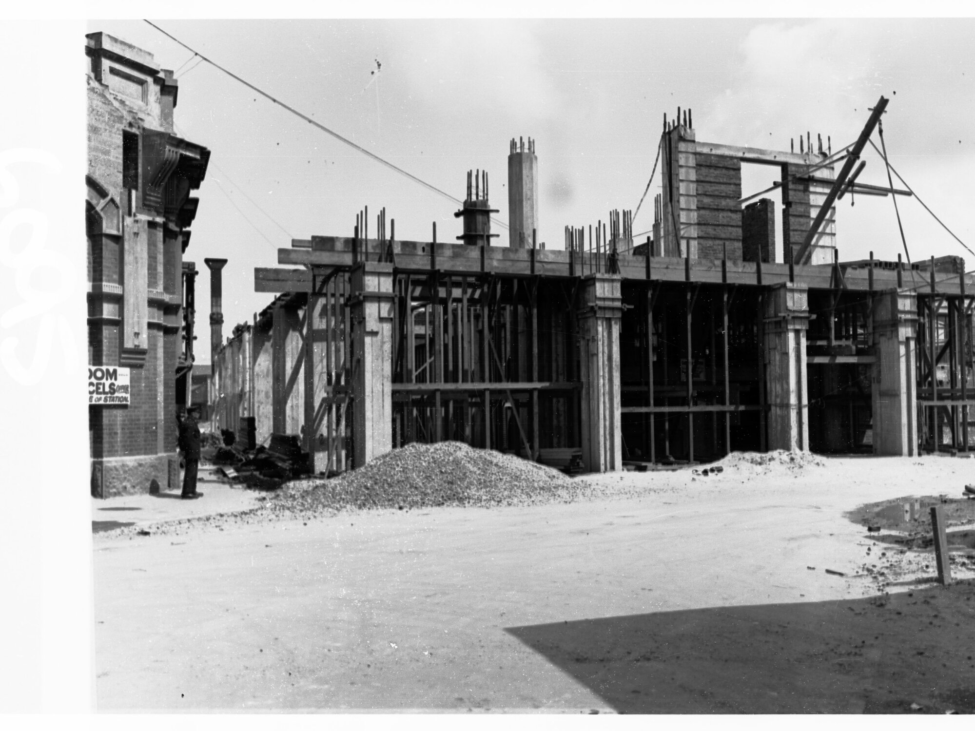 Adelaide Railway Station Under Construction