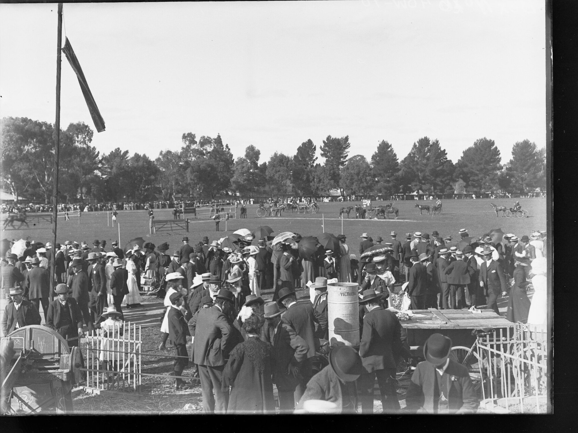 Gawler Show,  farm machinery on exhibition