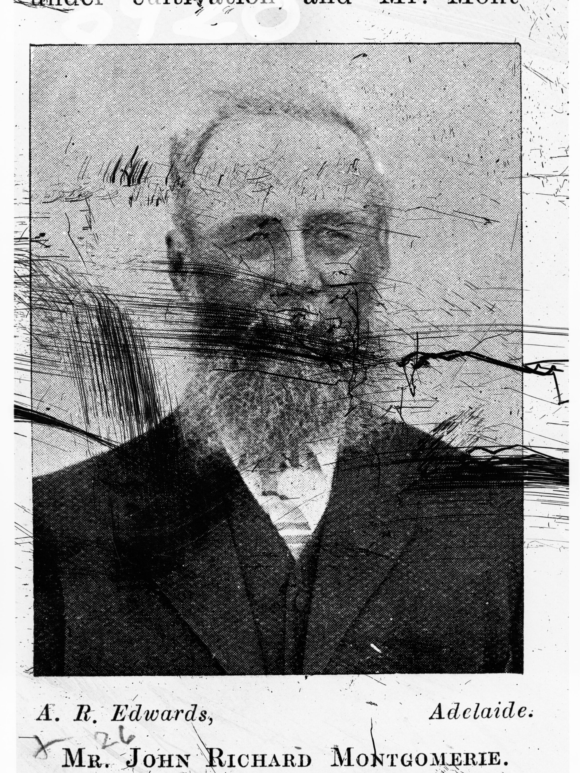 Portrait of Mr John Richard Montgomerie  - pastoralist born 1854 on LeFevre Peninsula