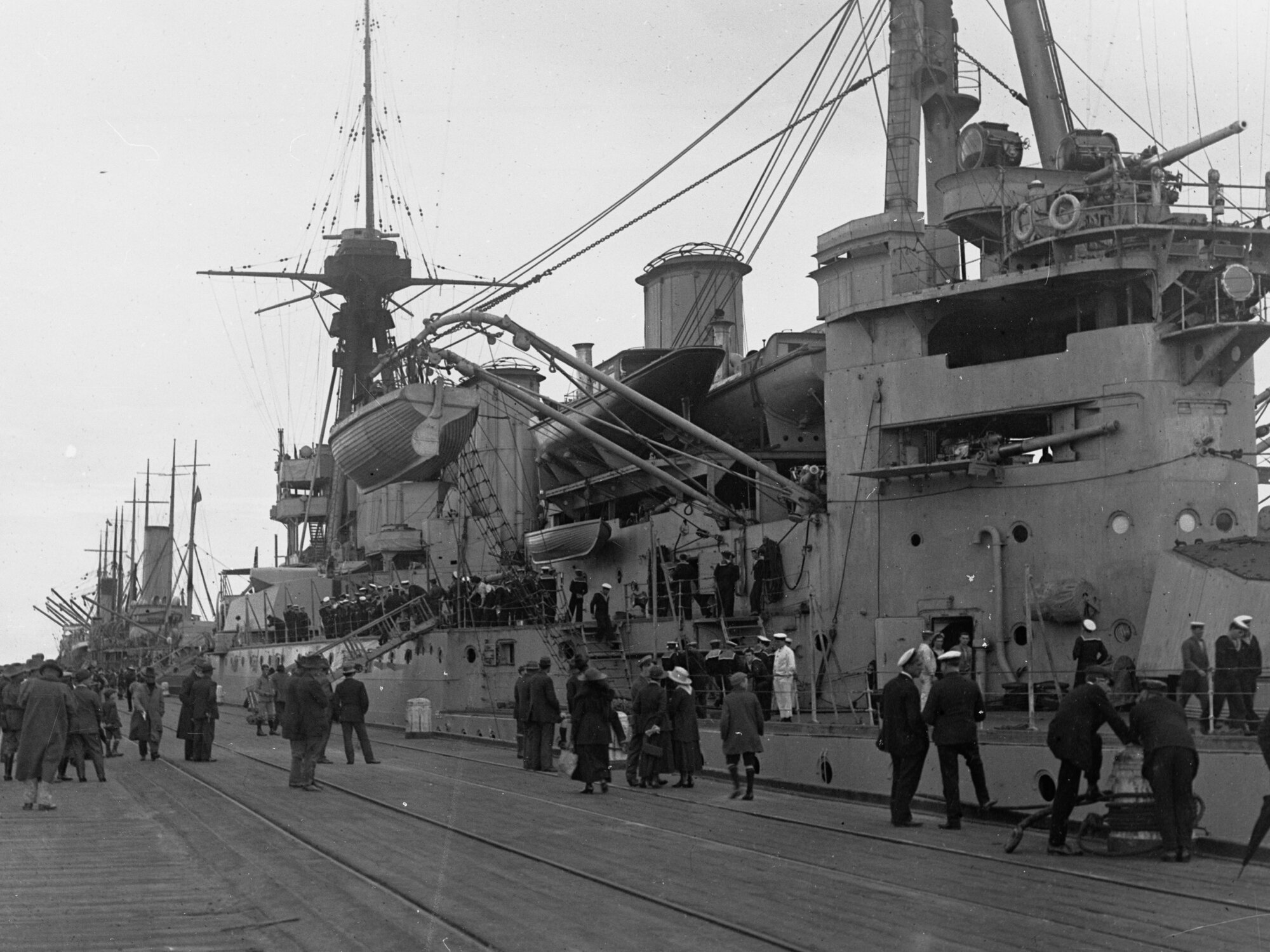 HMS New Zealand berthed at Outer Harbor, South Australia