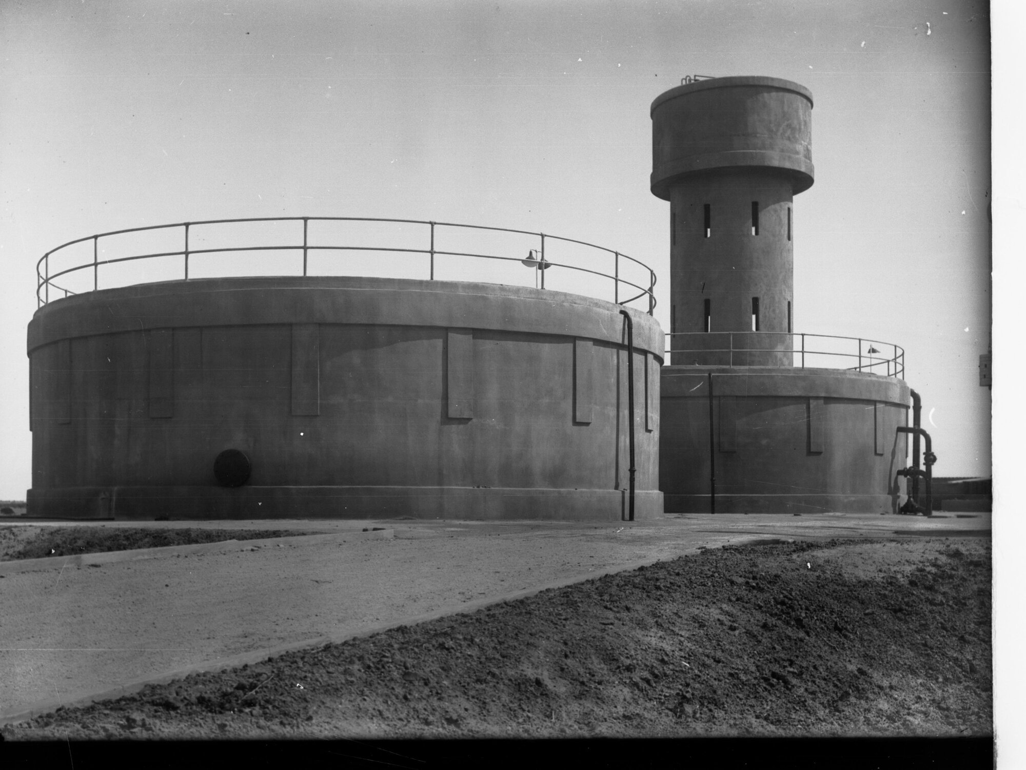 Port Adelaide Sewers Treatment Works Concrete Tanks