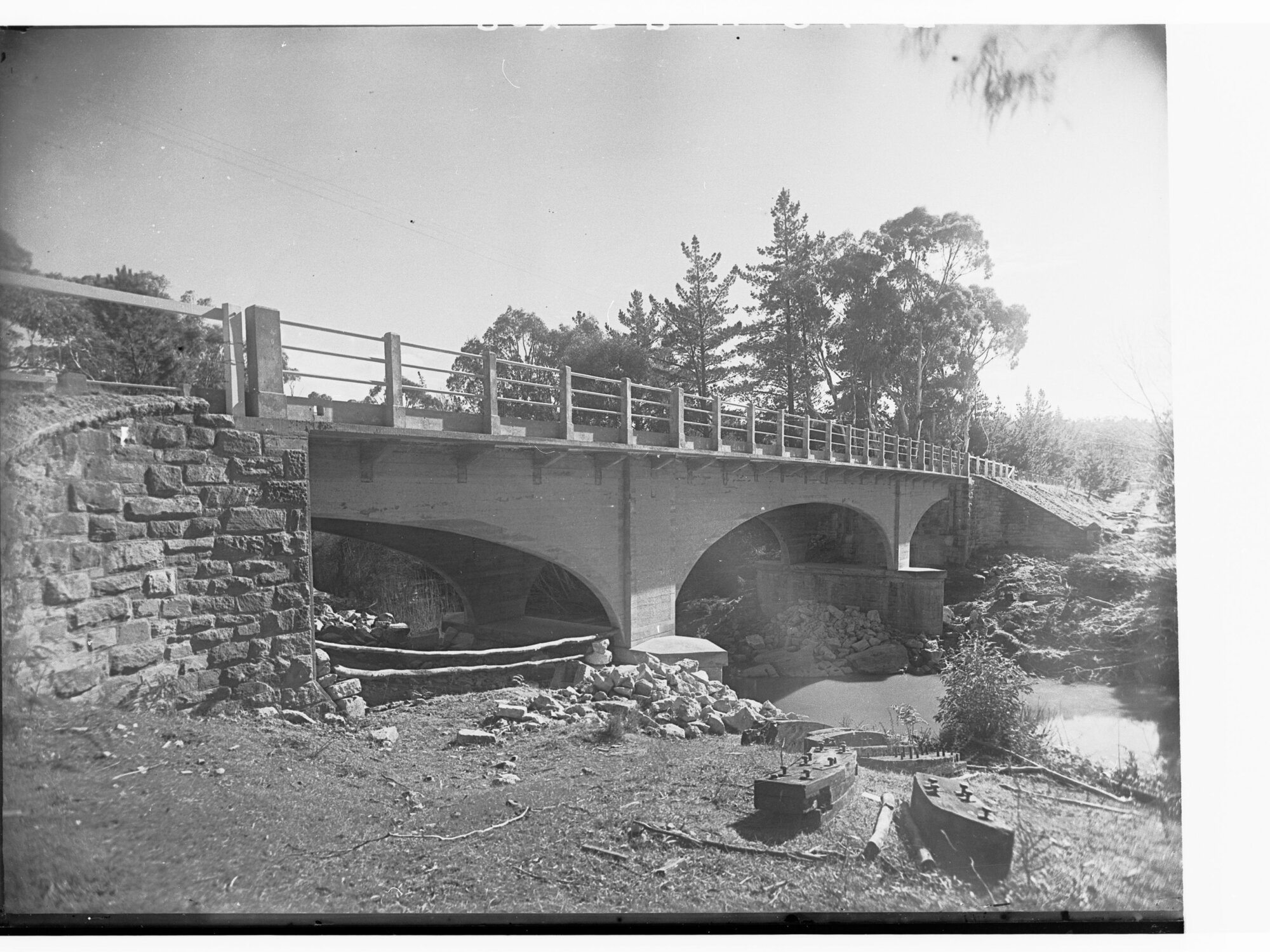 Bridge at Mylor - Hack's Bridge, Mylor - new concrete superstructure (Plate No. 6)