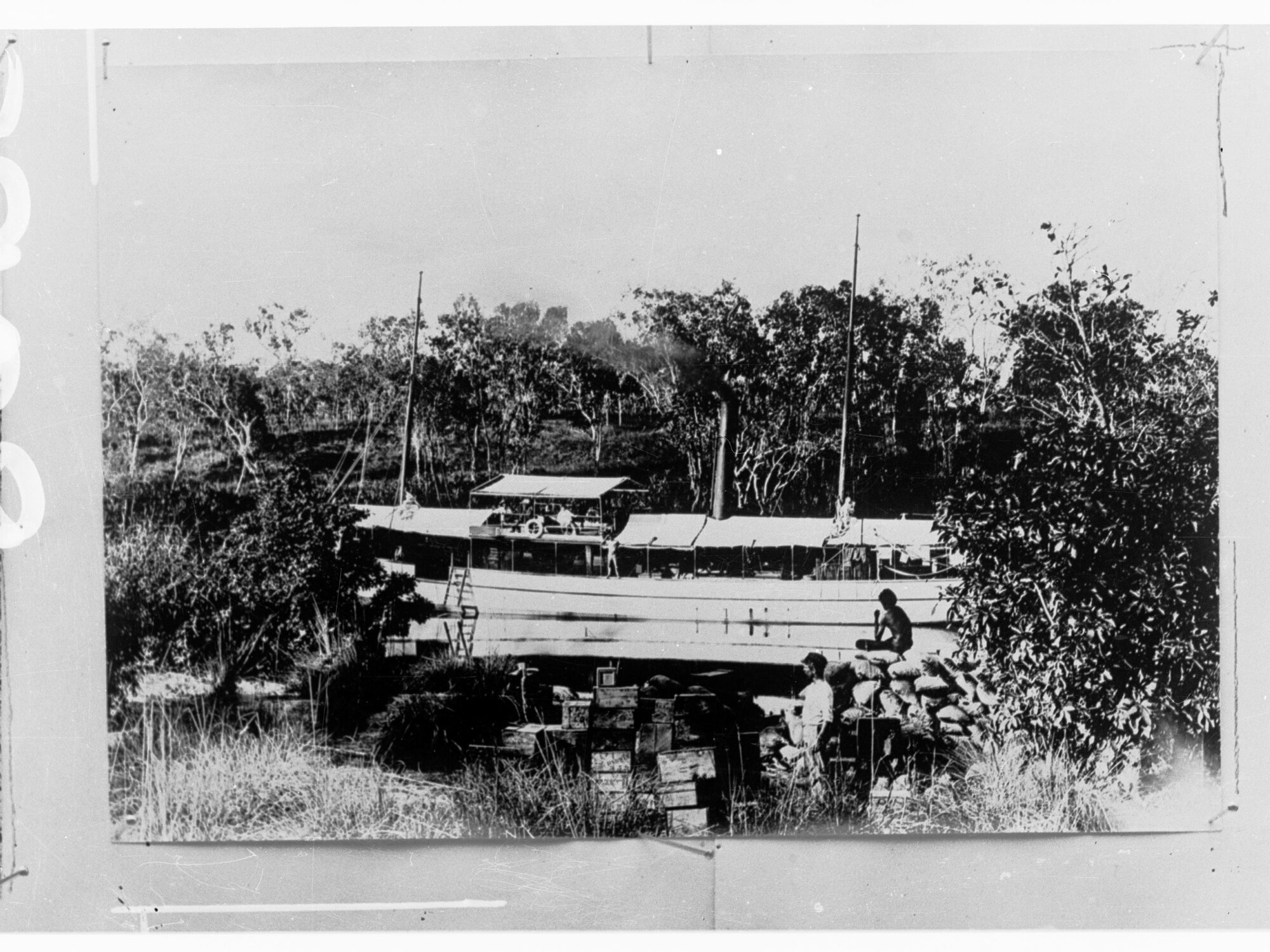 Northern Territory - SS Adelaide discharging cargo at Roper Landing