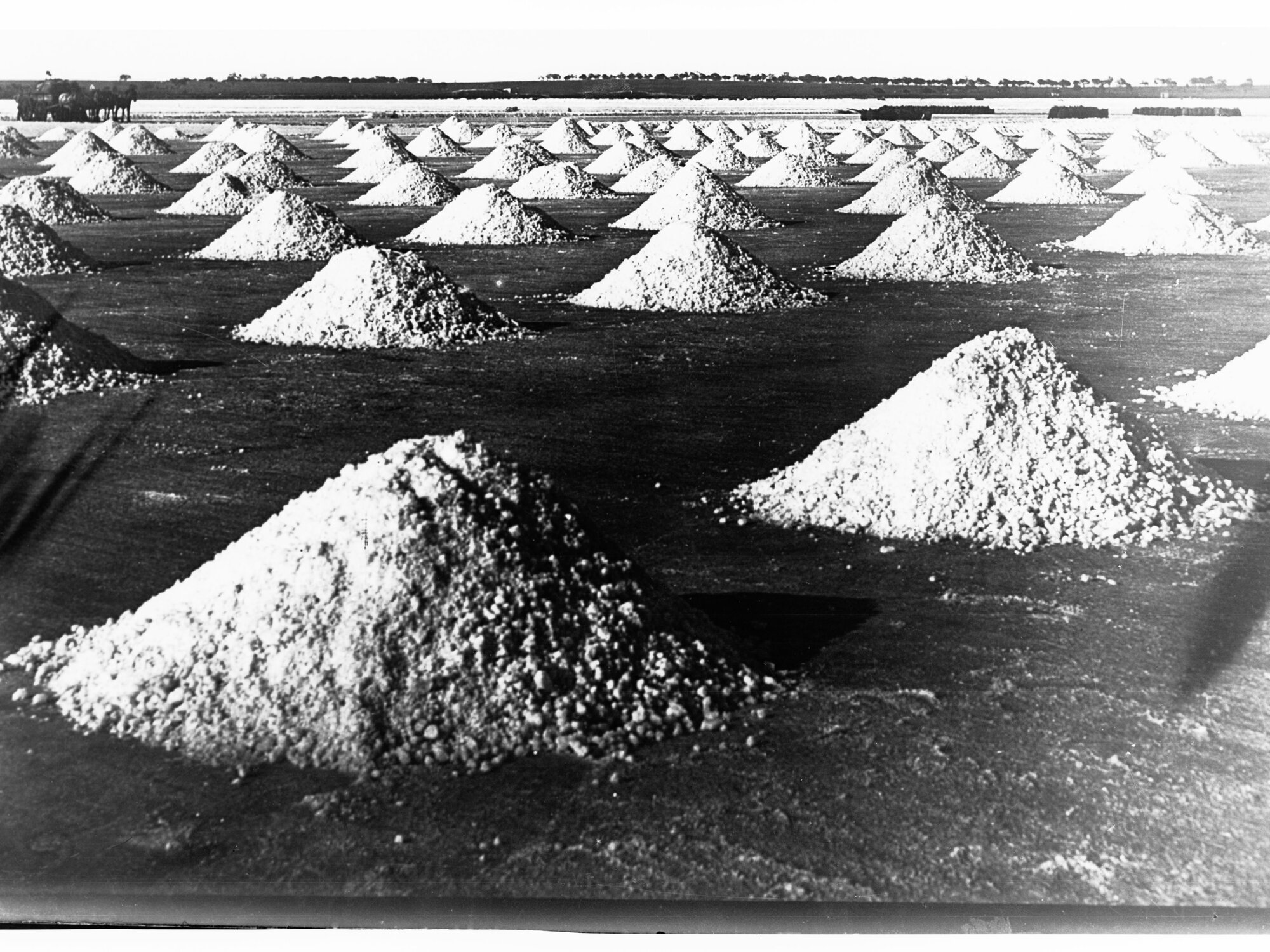 Salt Piles at Lake Fowler
