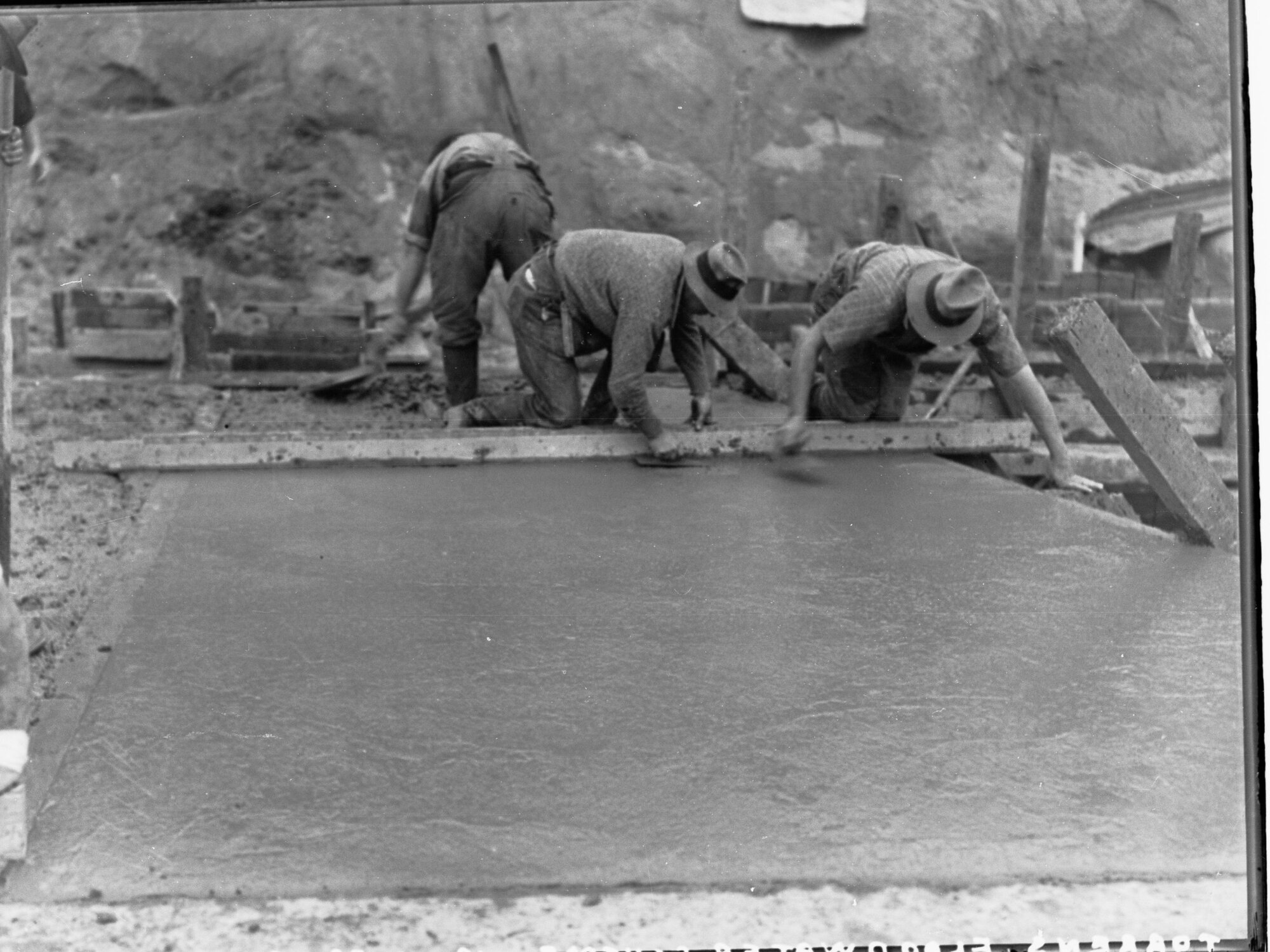 Torrens Floodwater Scheme Showing Men