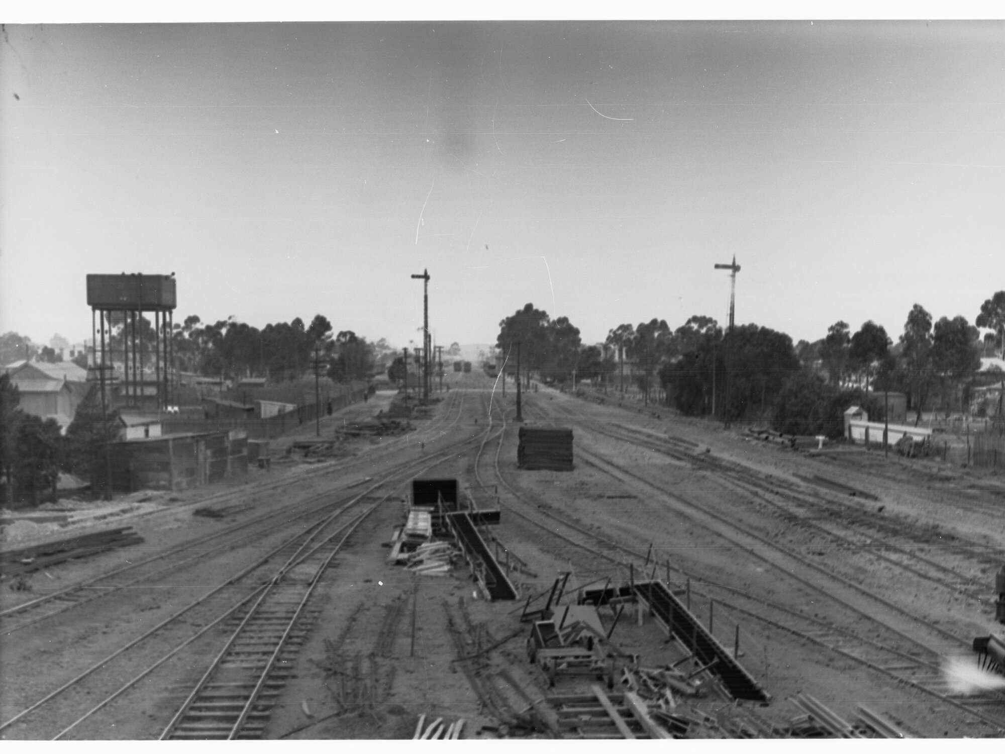Rail yard at Peterborough