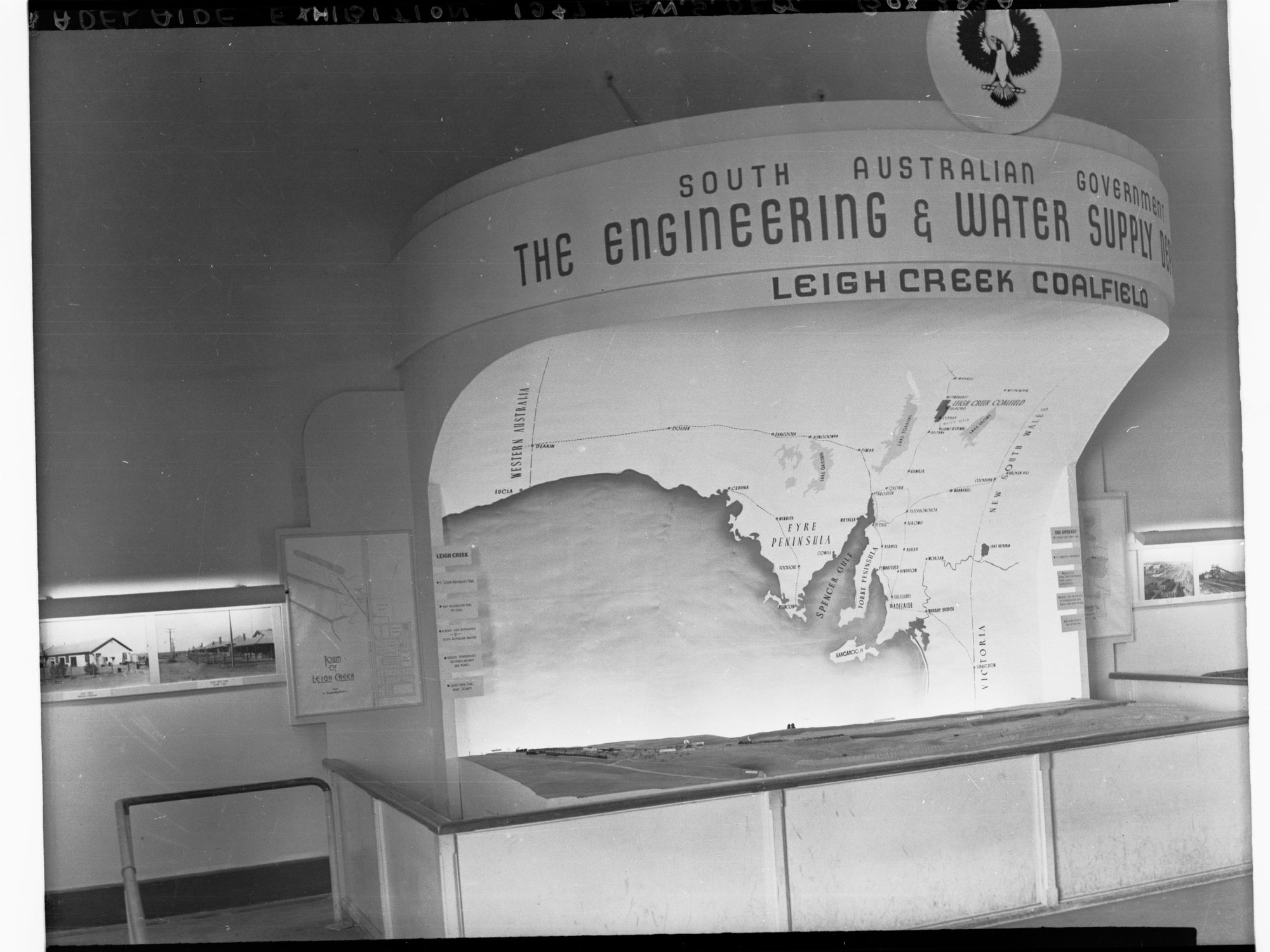 Adelaide Exhibition - Engineering and Water Supply Department Display - Leigh Creek Coalfield