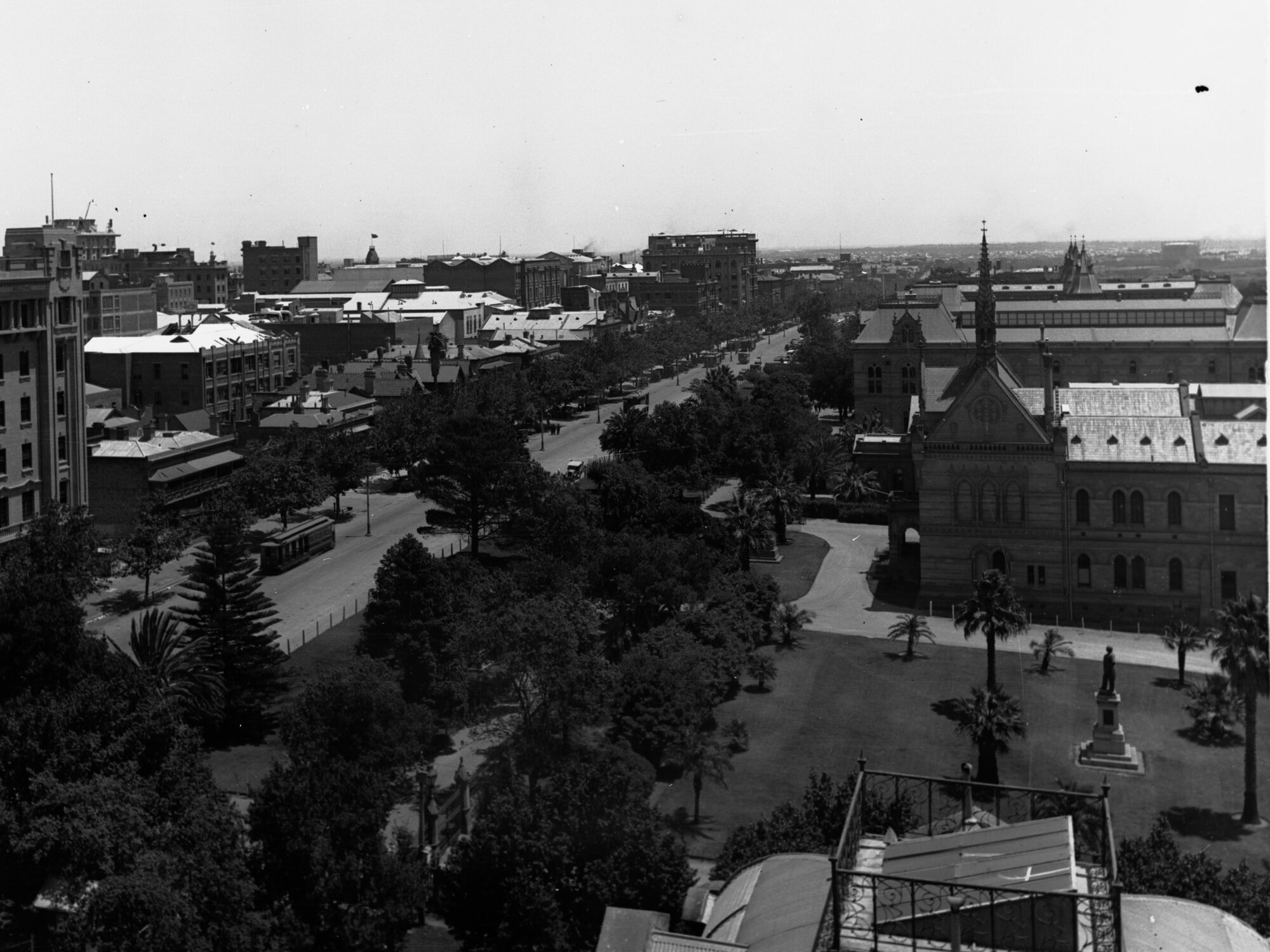 North Terrace From Exhibition Tower