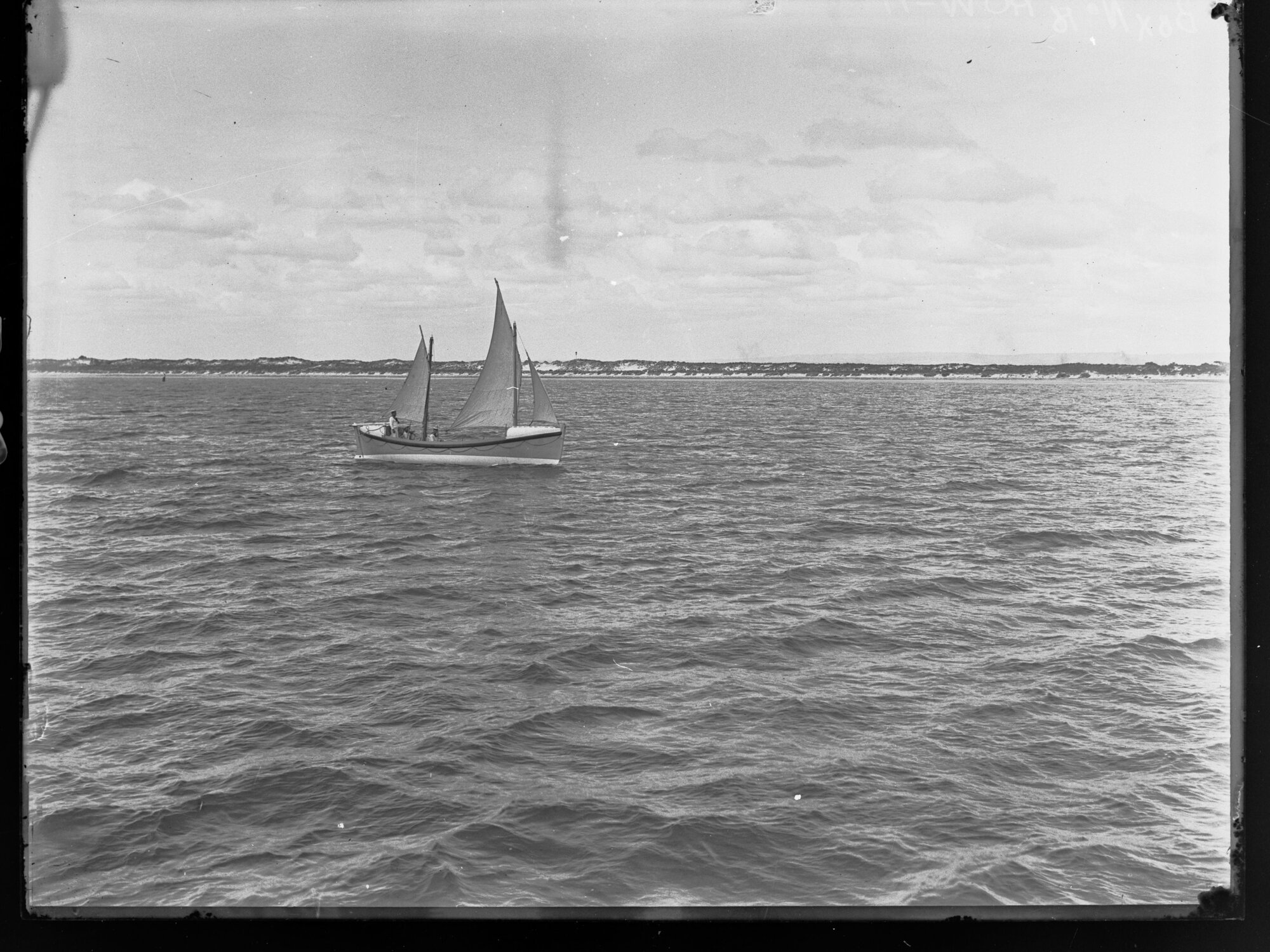 Lifeboat on water at Outer Harbor, South Australia