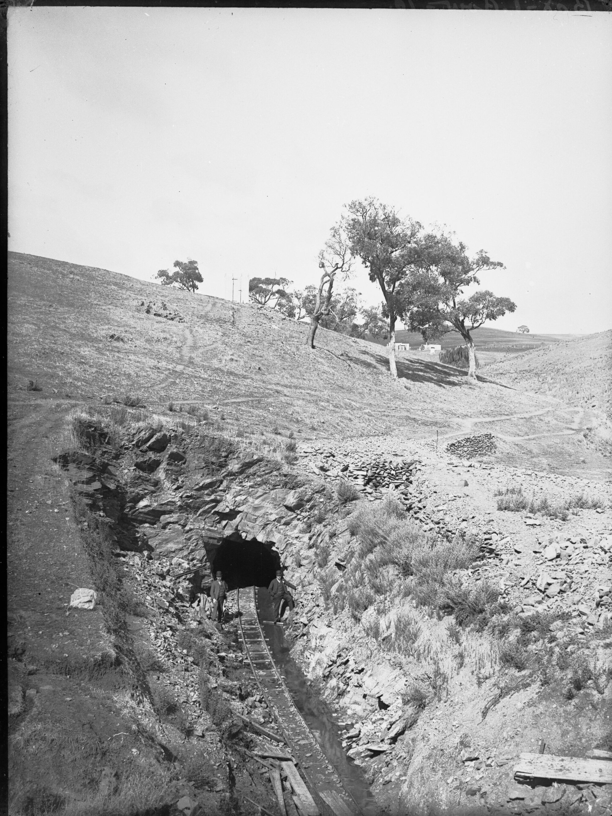 View of mine entrance at  Wheal Ellen, near Strathalbyn.