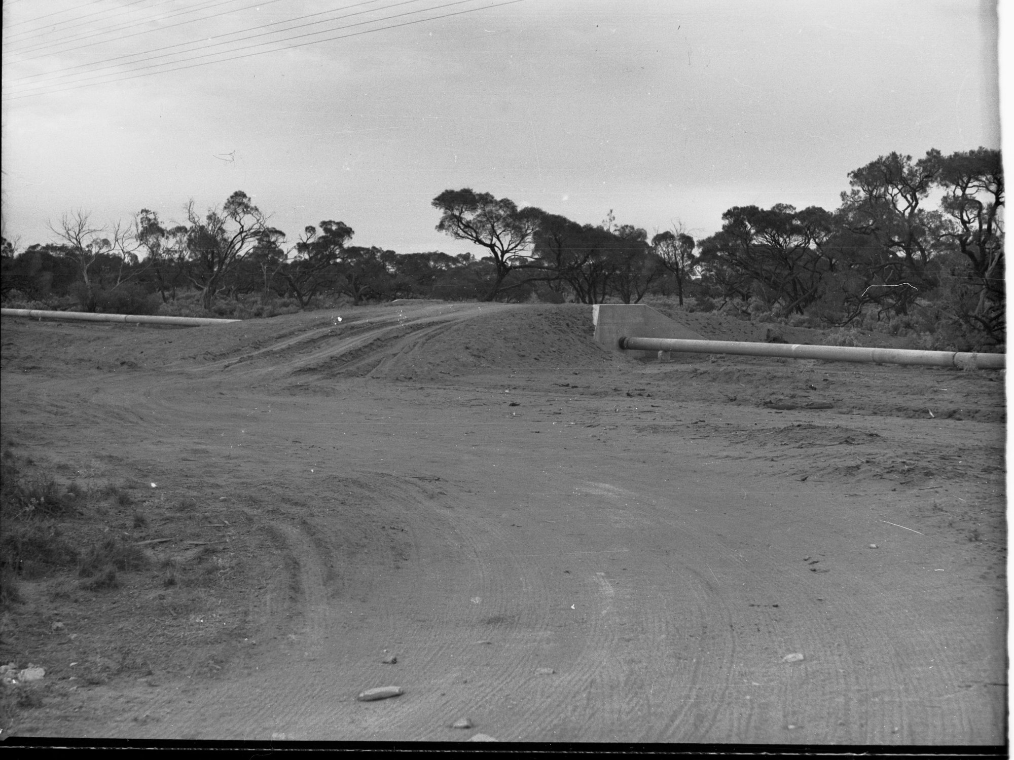 Rural View along Engineering and Water Supply Department, South Australia,  pipeline