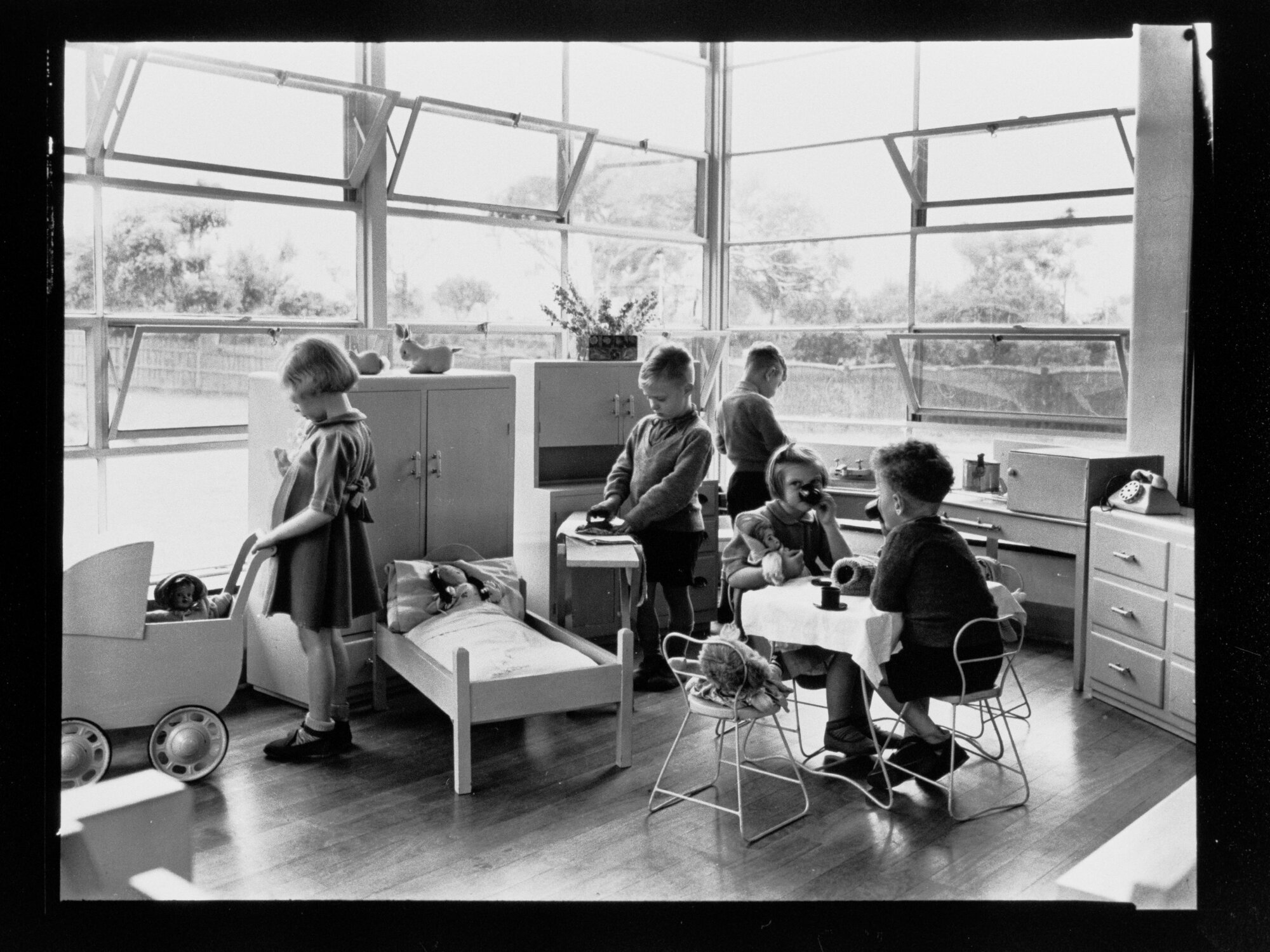 Children's Welfare Department - children in playroom