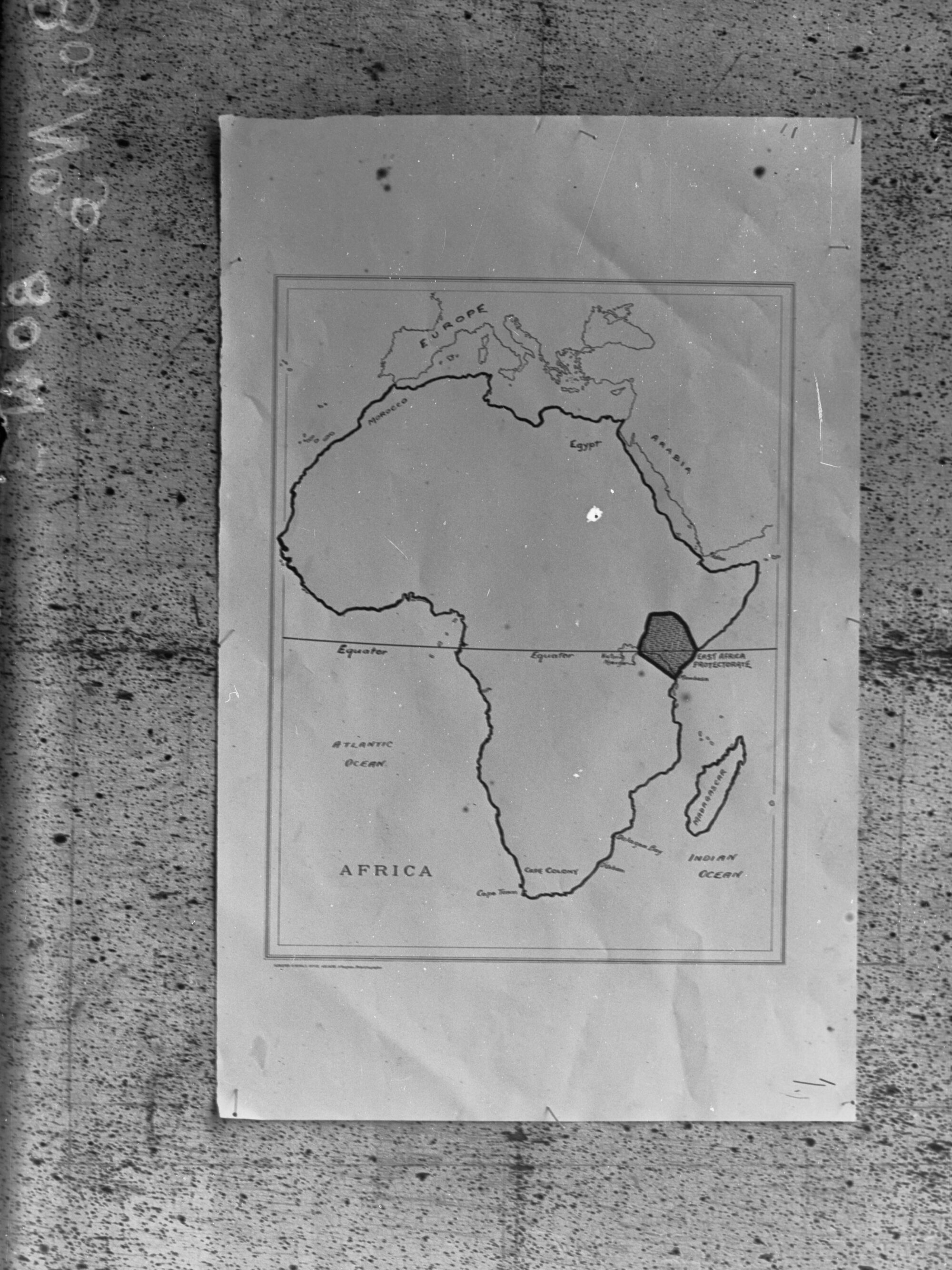 Sketch of the African continent