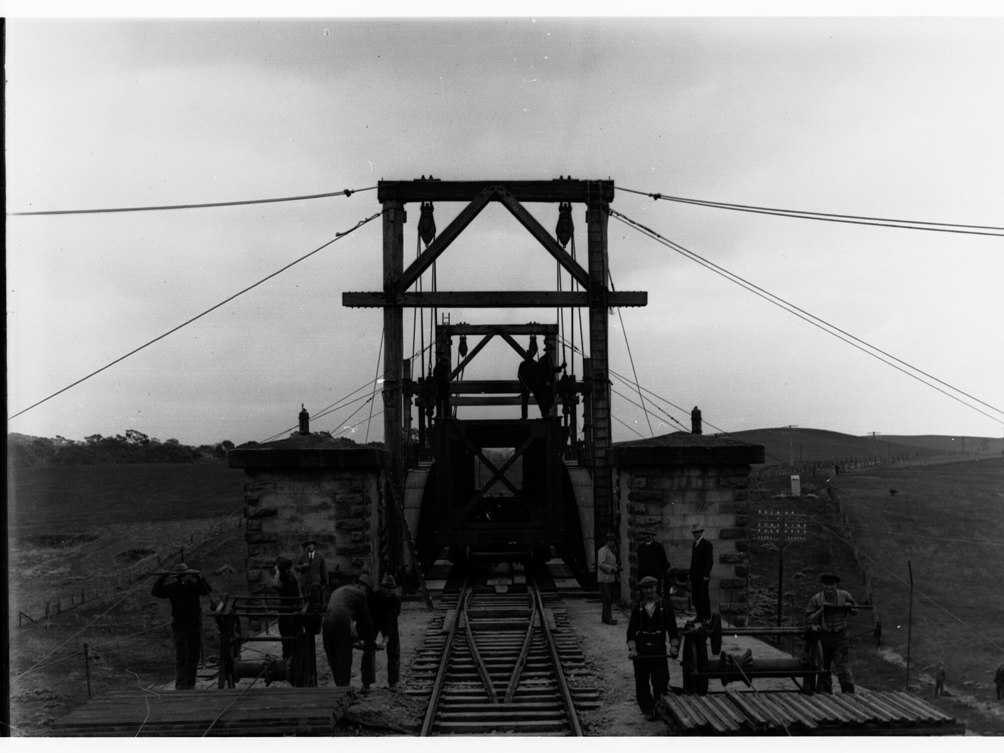 Girder for Light River Railway Bridge, Dry Creek