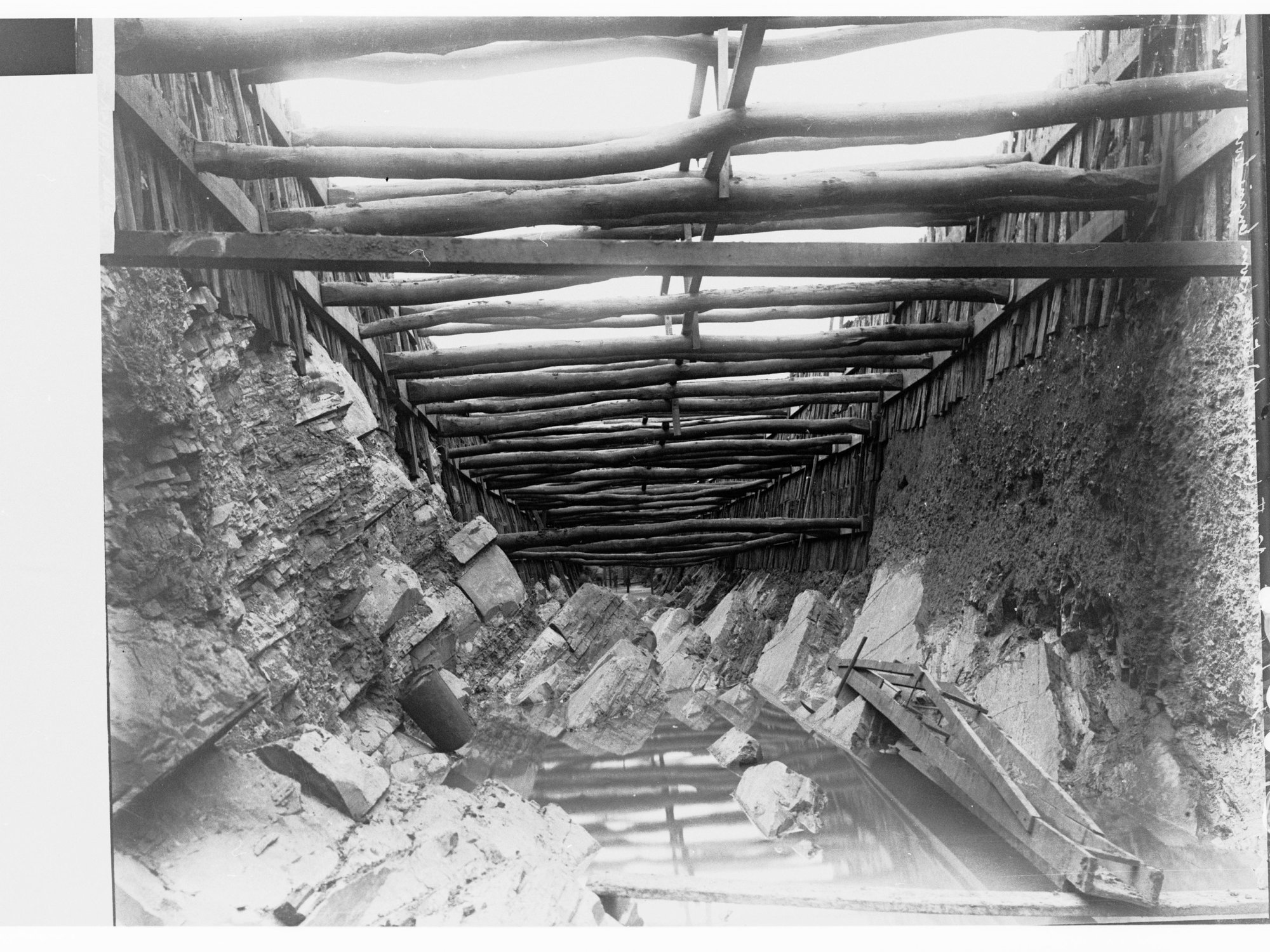 Happy Valley Waterworks - outlet of the inlet tunnel