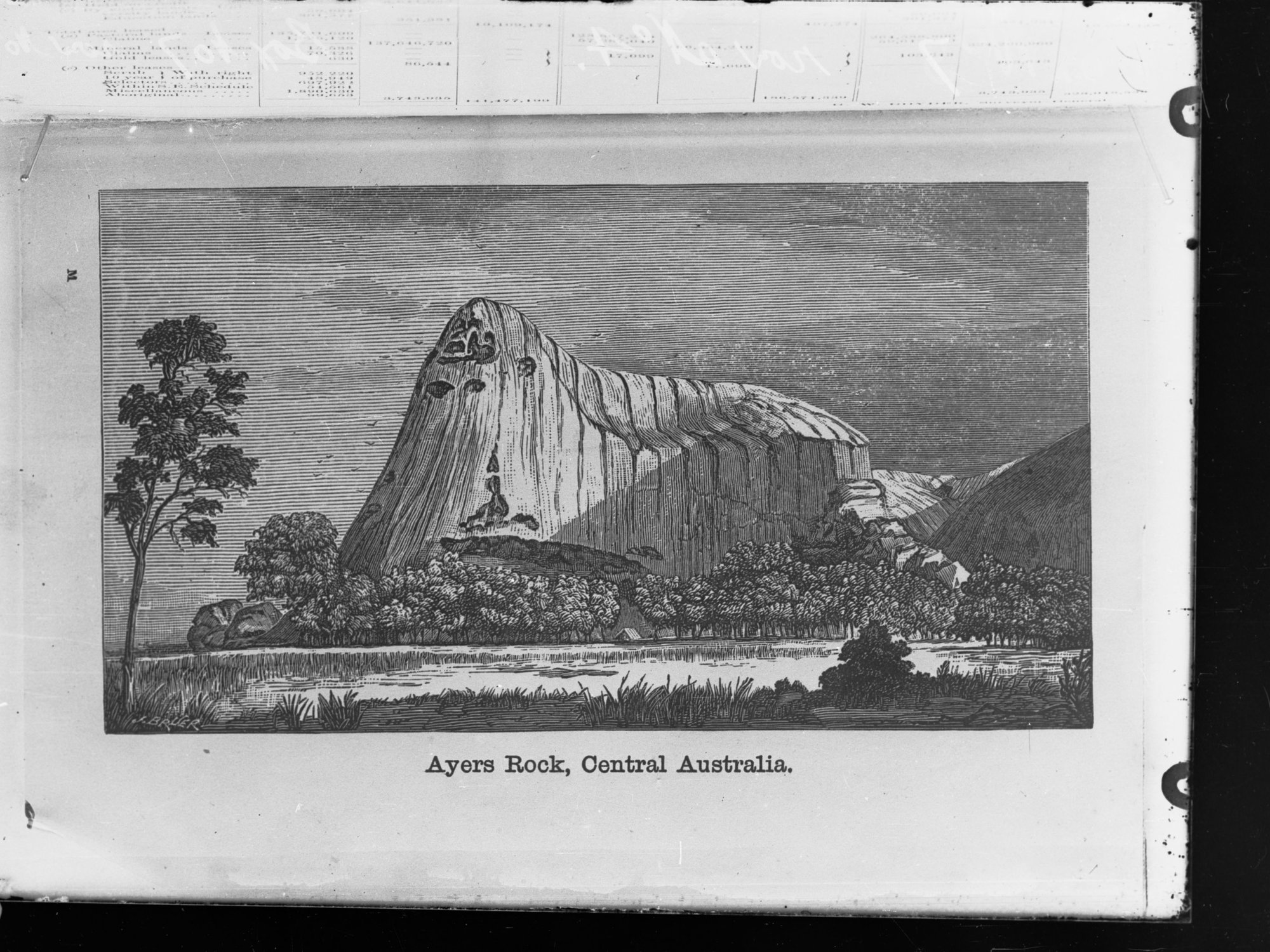 Ayers Rock, Northern Territory - drawing