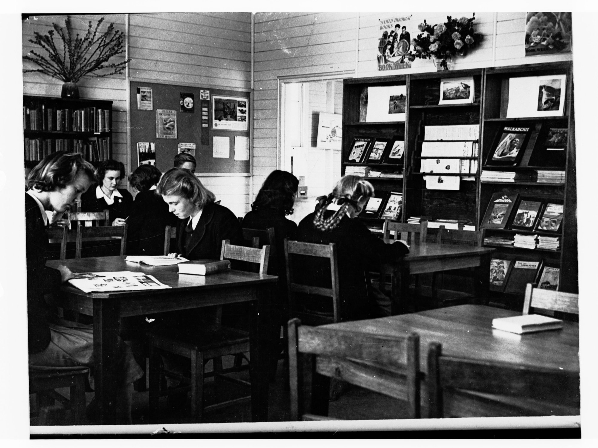 Students in Library