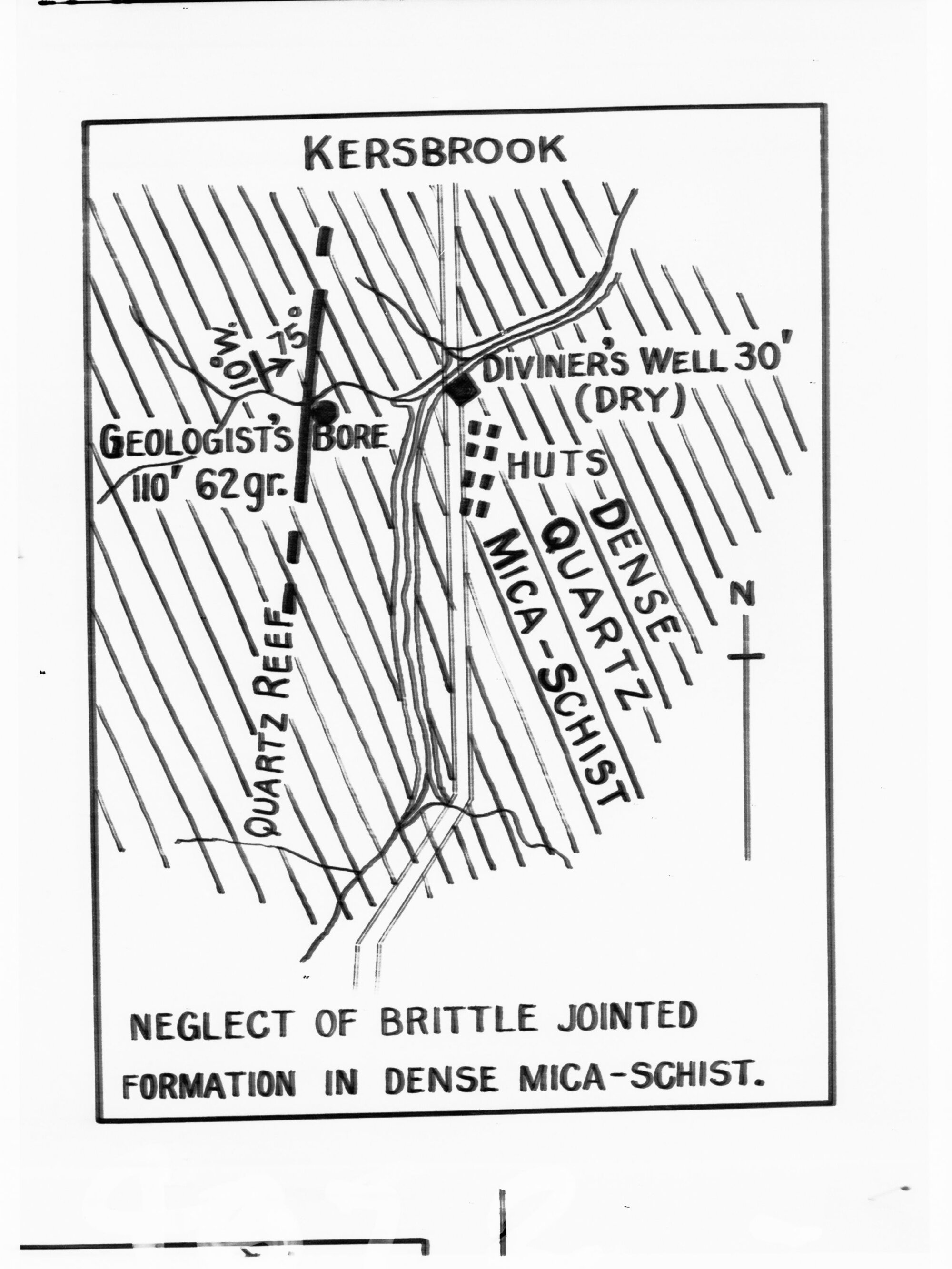 Comparisons between geologists and water diviners - bore site at Kersbrook