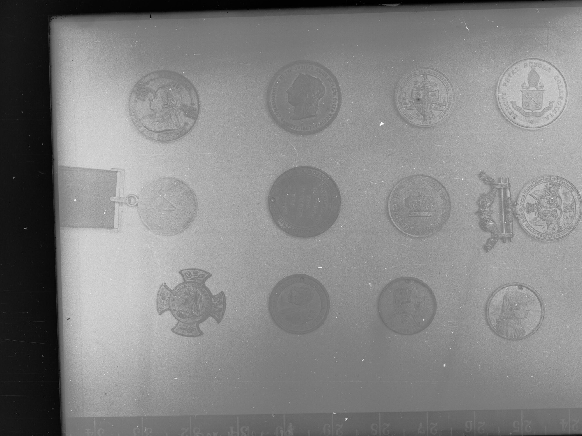Coins and Medallions - 3 medallions and 9 coins held in public library (now State Library of South Australia)